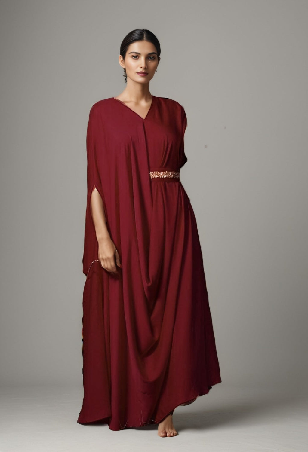 RED SIGNATURE DRAPE