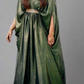 Green shimmer kaftan