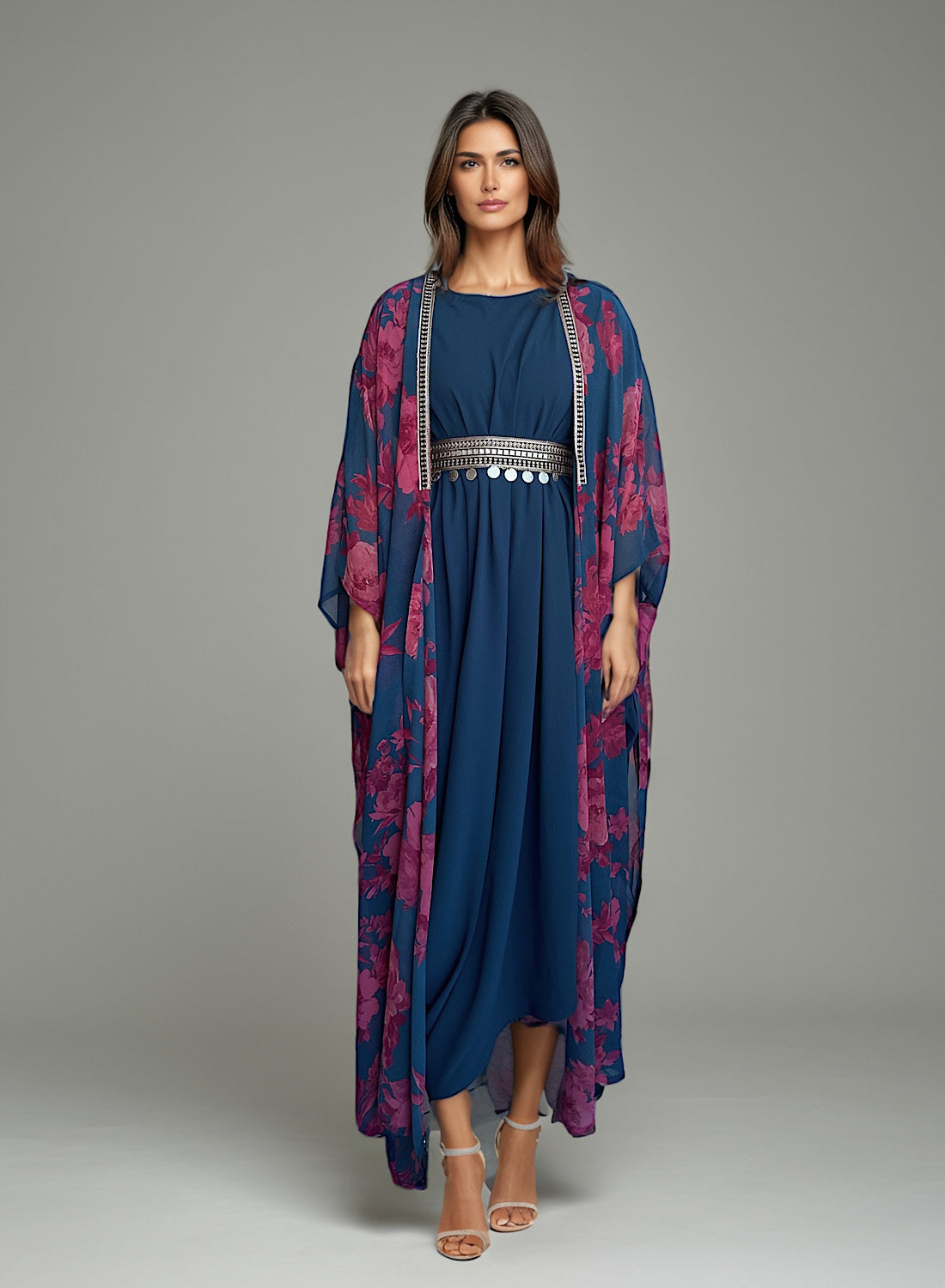 Floral blue set