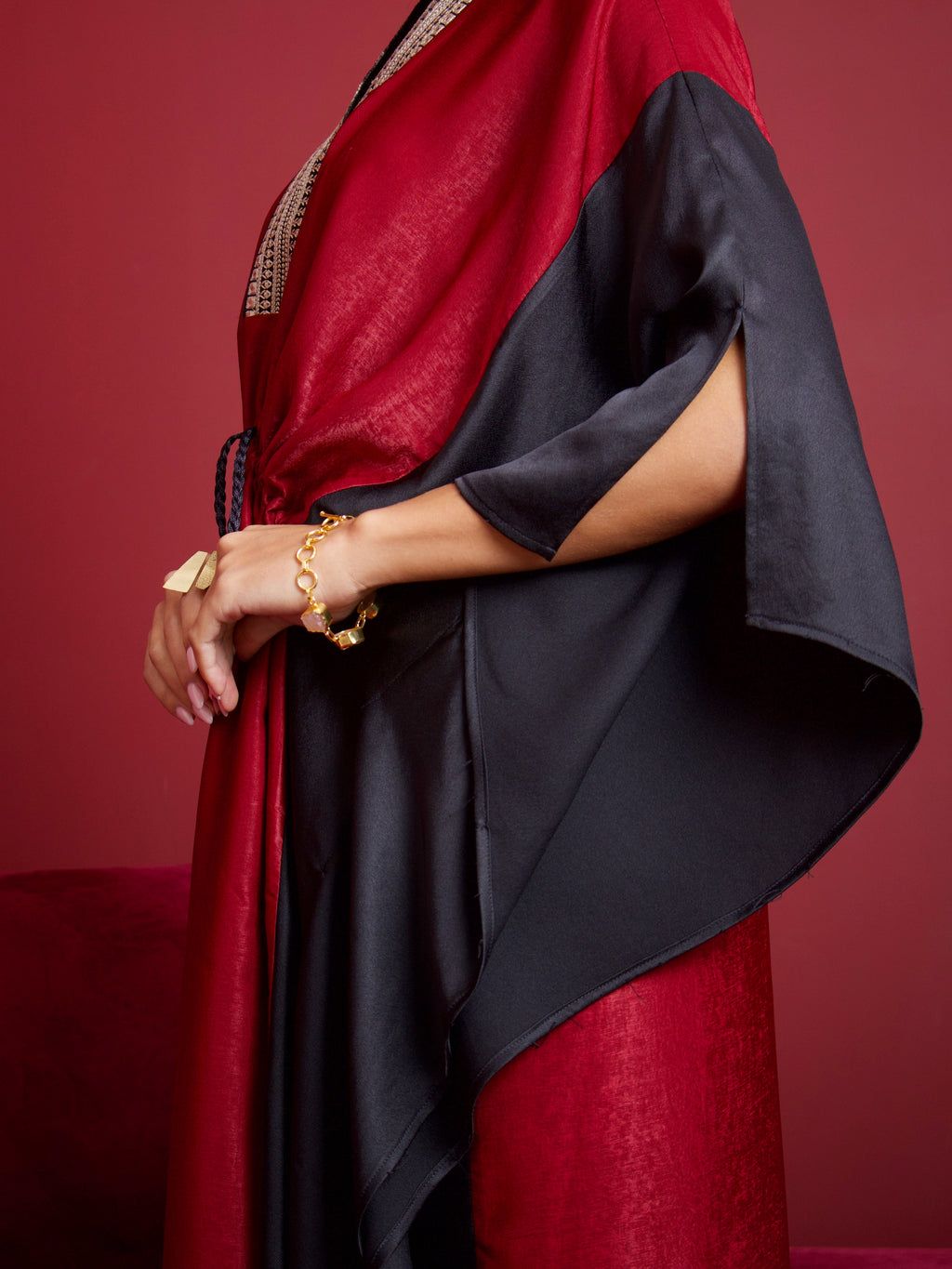 Dual shade Kaftan