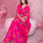 Fuschia print kaftan