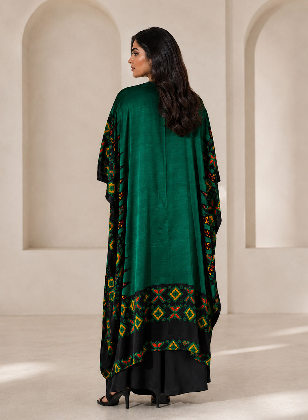 Ankara G cape kaftan set