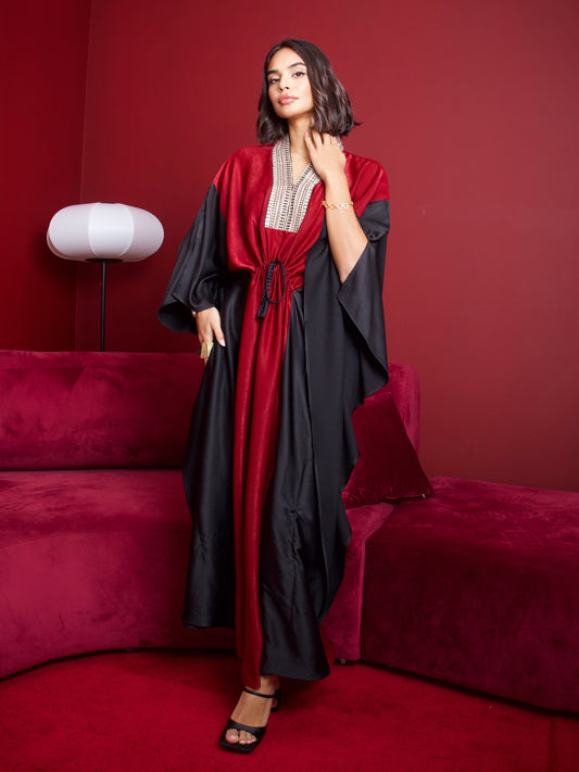 Red Black Kaftan