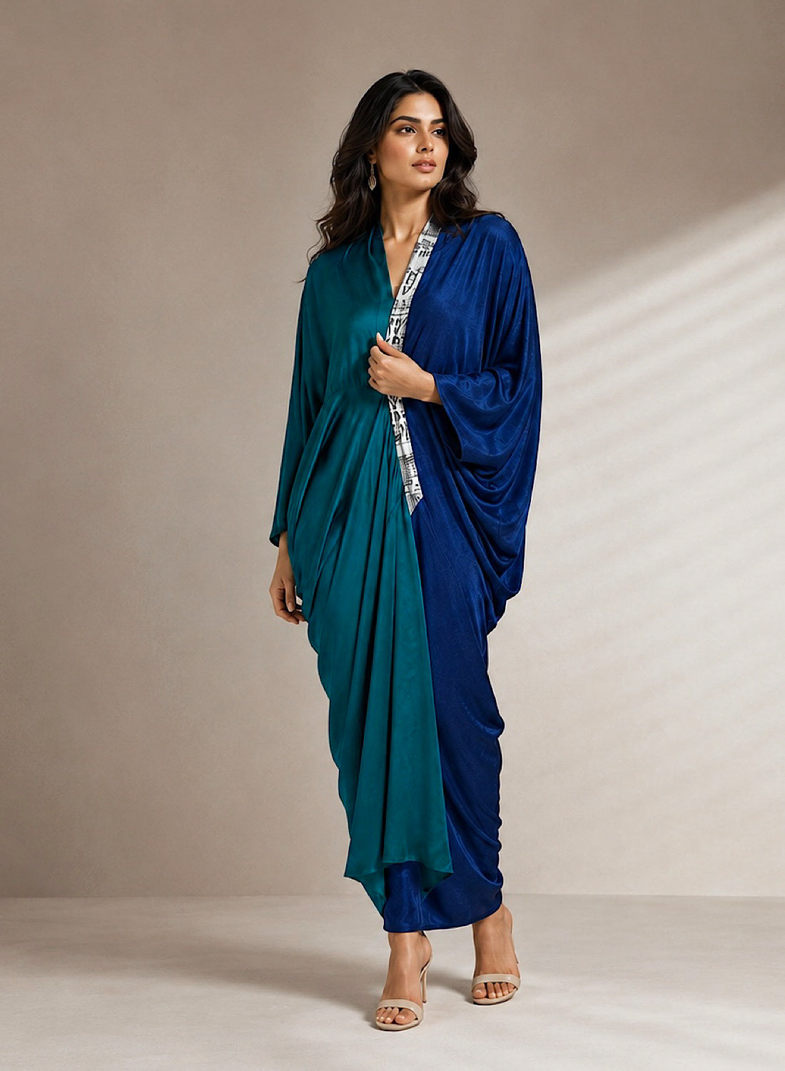 Dual tone kaftan