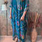 Kaftan blue dress