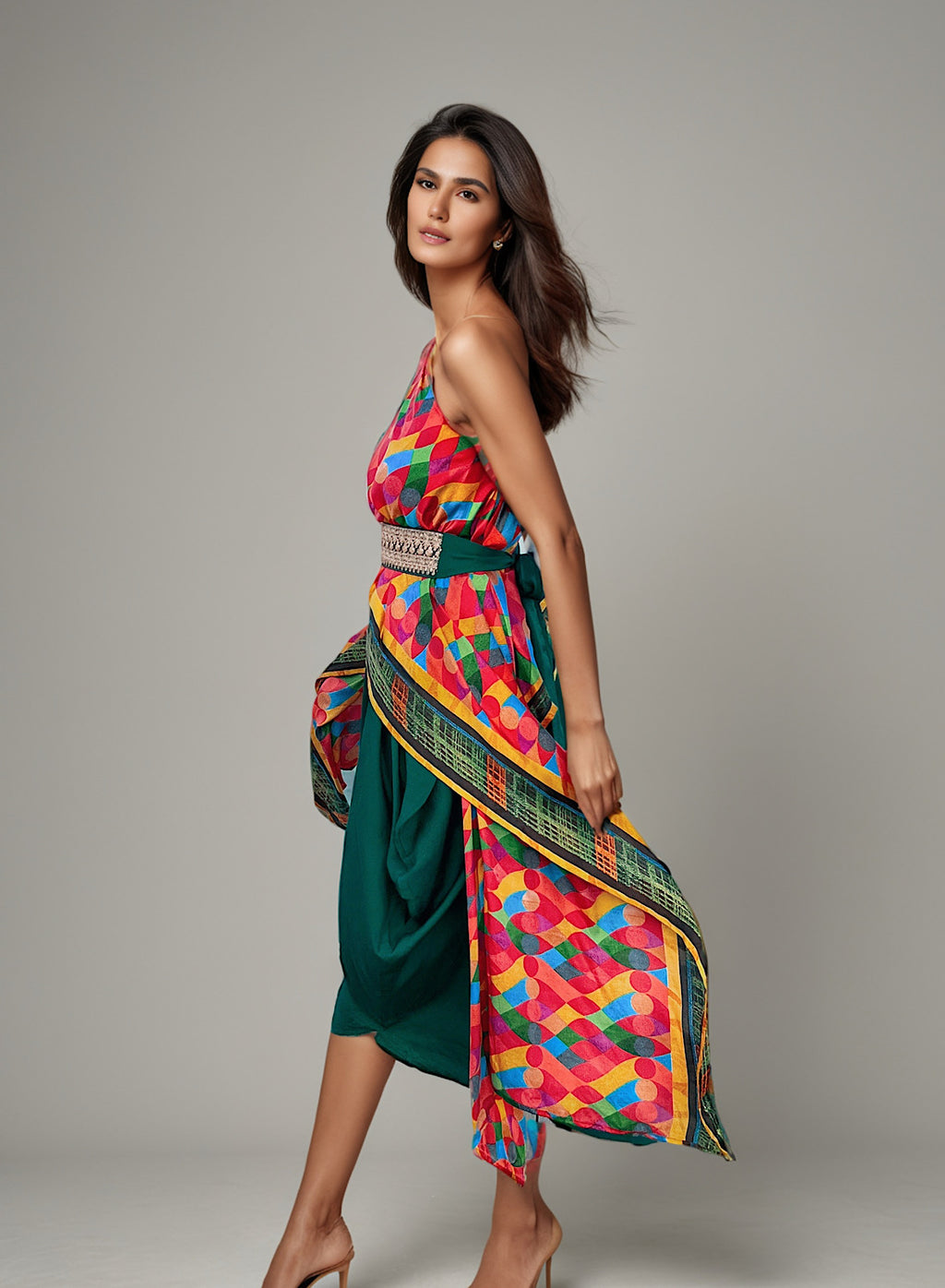 Jazzy one shoulder set