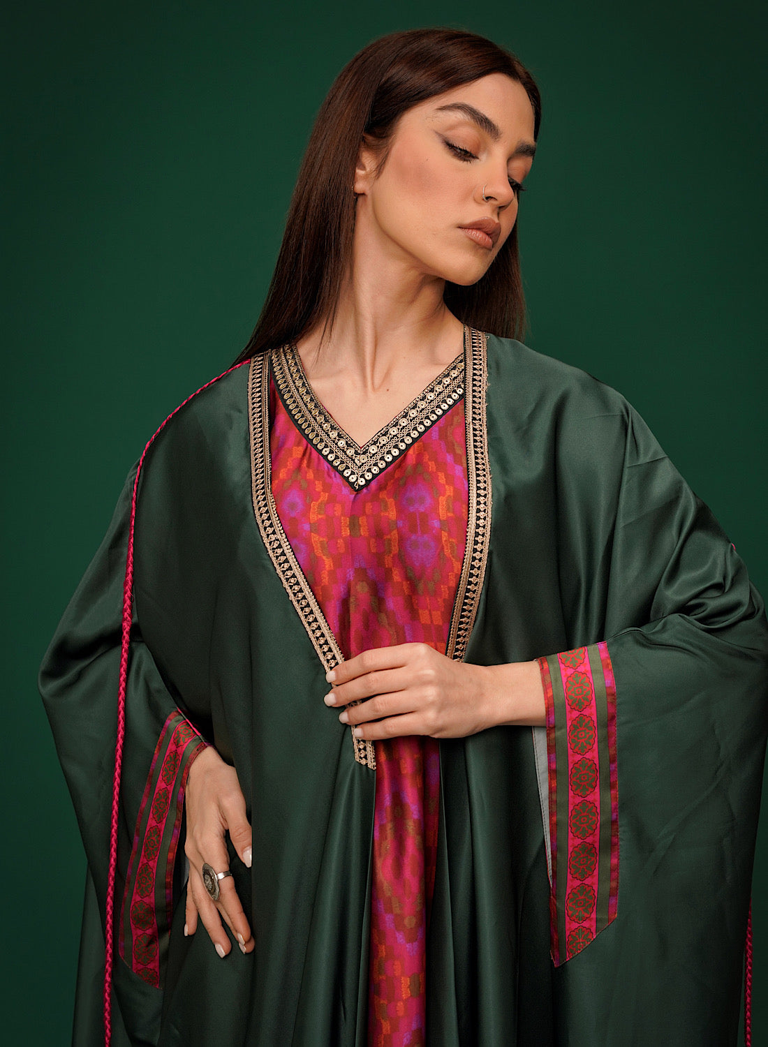 Manzare kaftan set