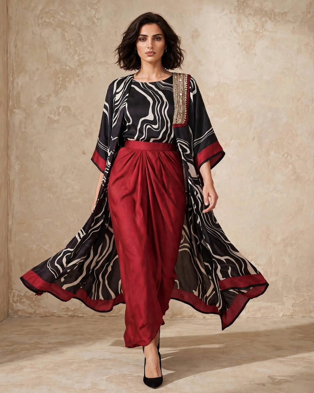 Ruby Cape set