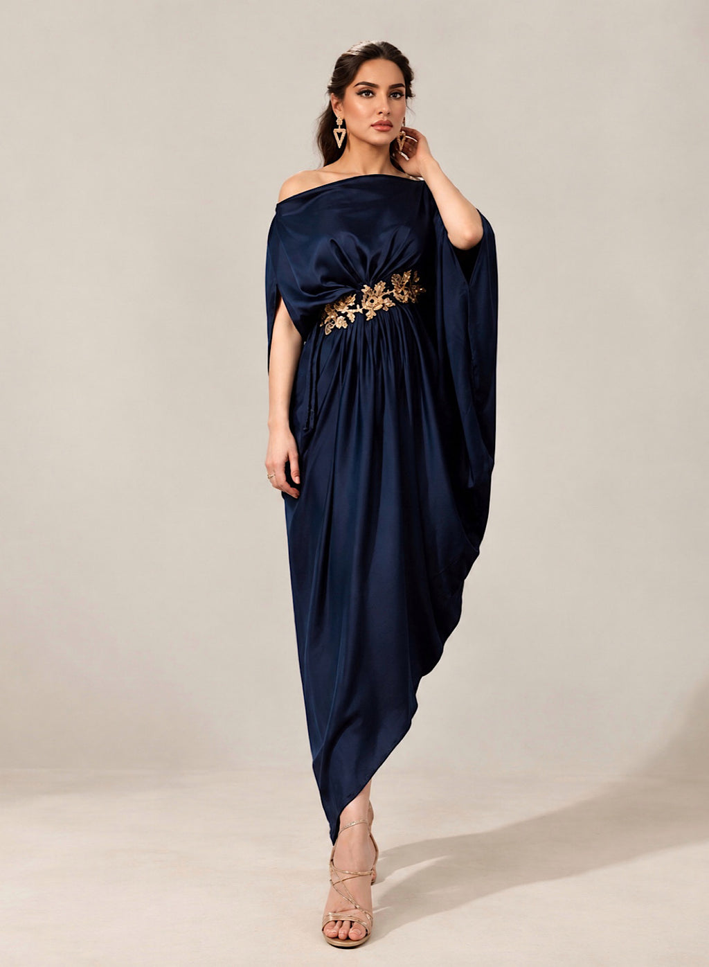 GREEK PLEAT BLU
