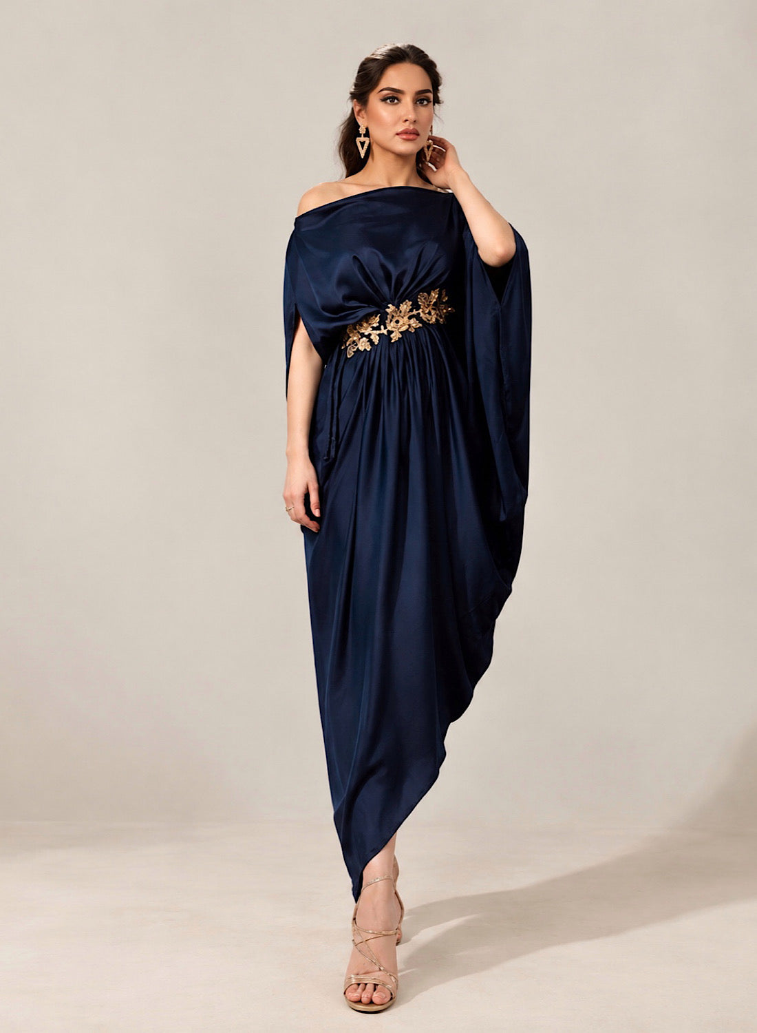 GREEK PLEAT BLU