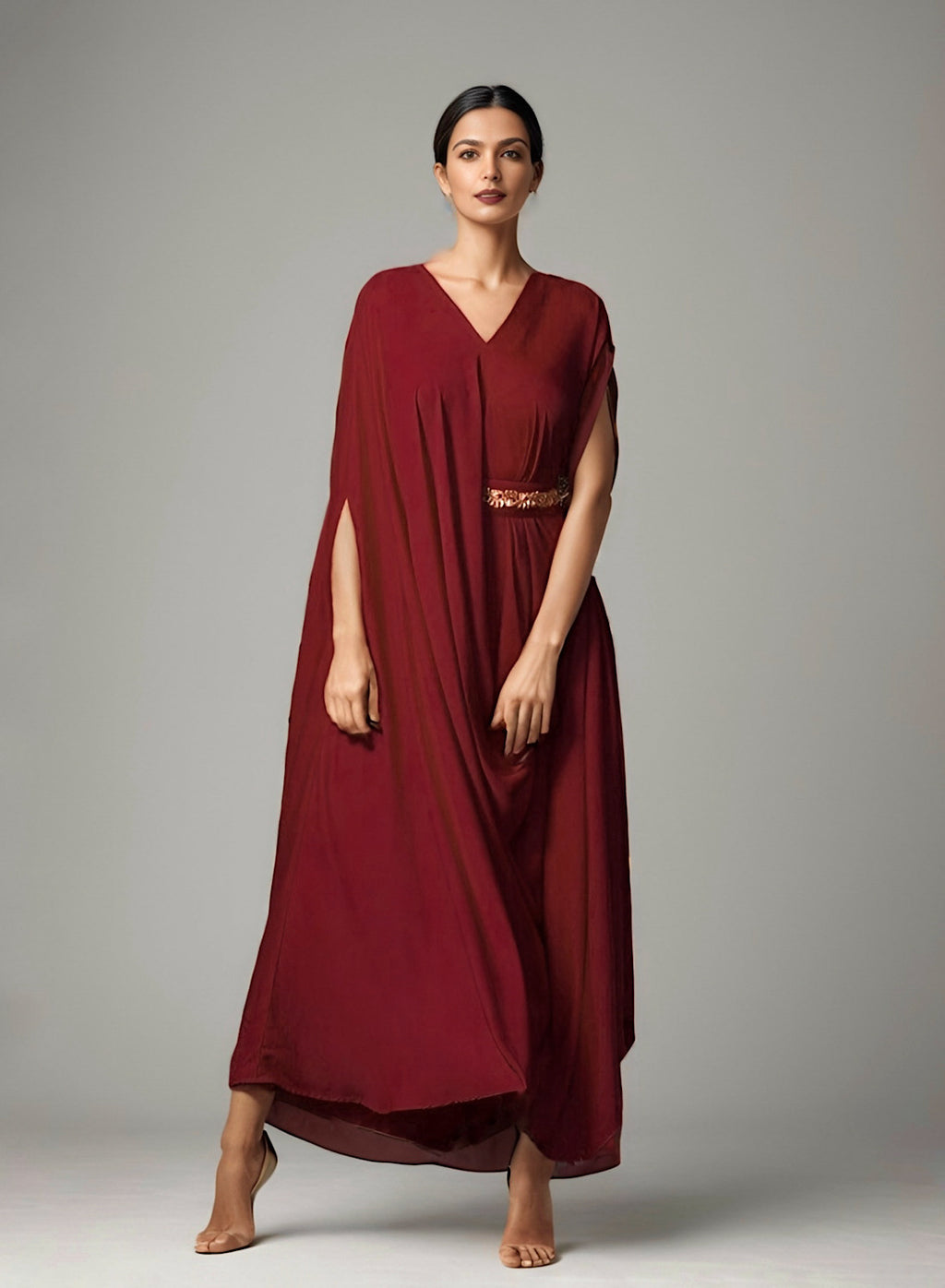RED SIGNATURE DRAPE