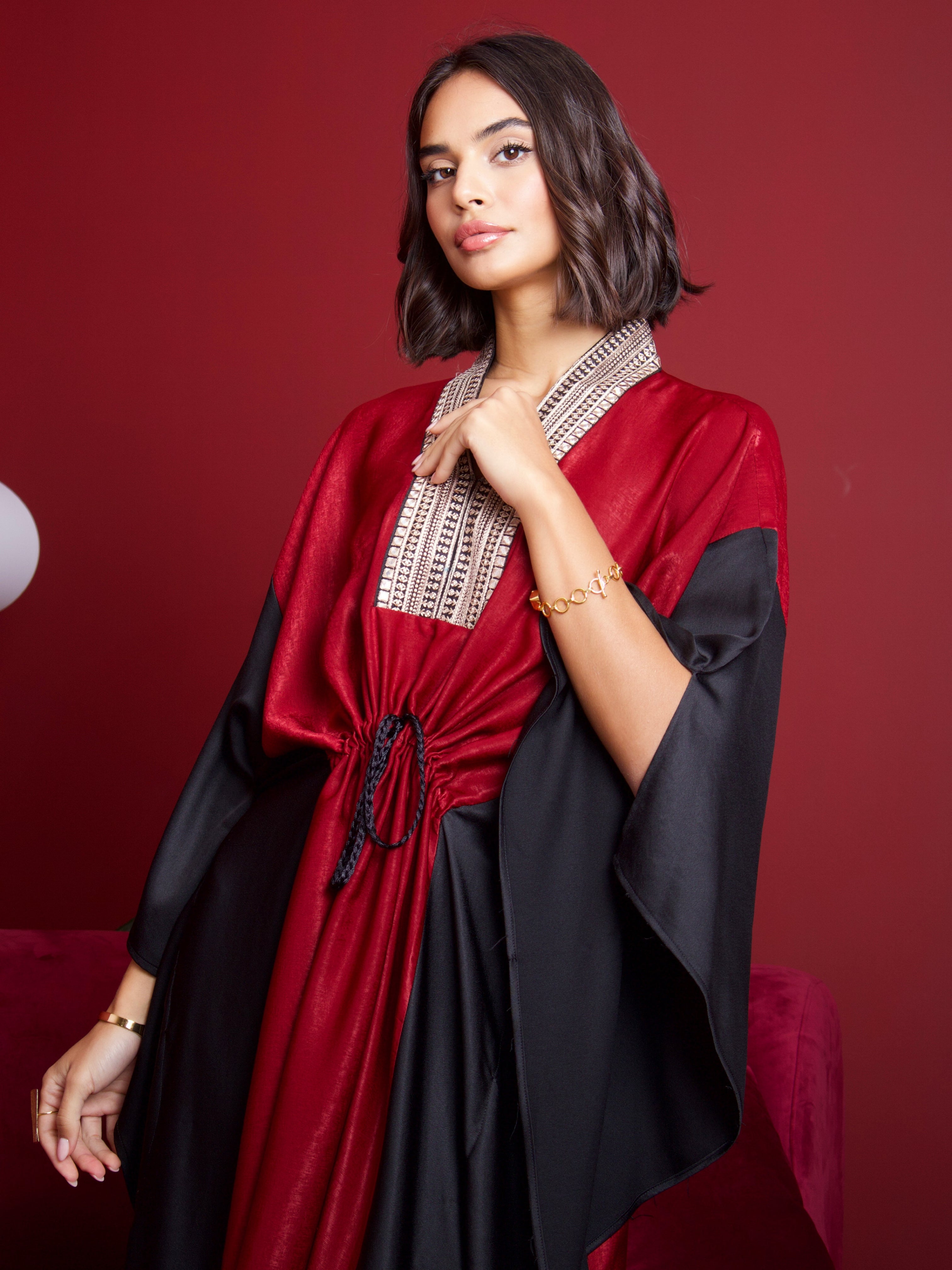 Dual shade Kaftan