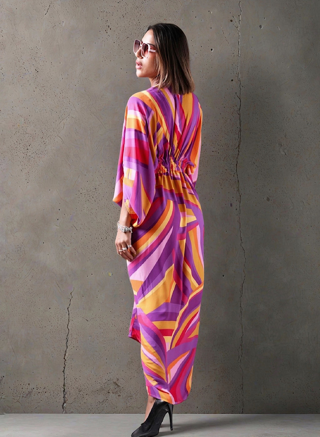 Huescape kaftan dress