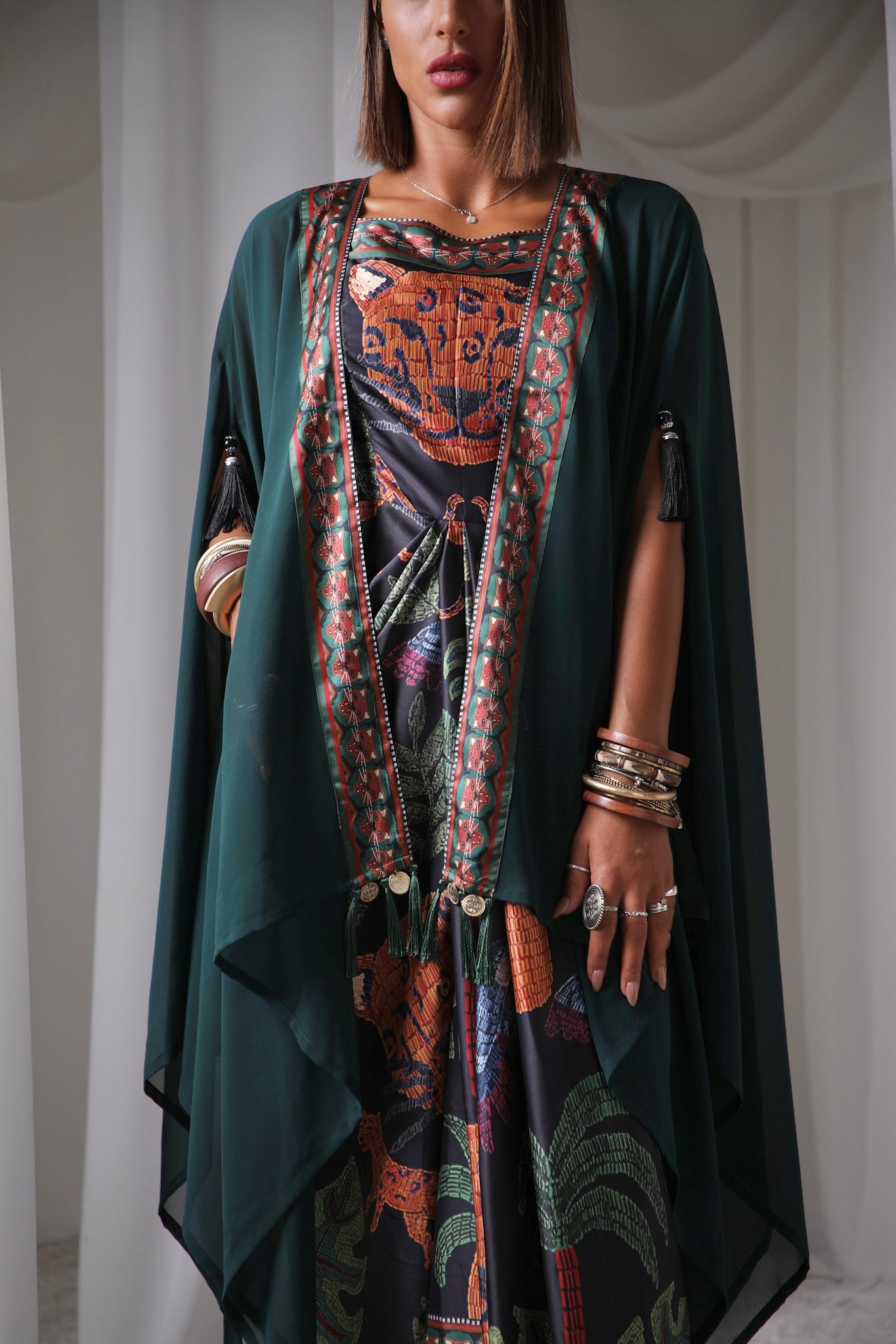 Nimra Cape set