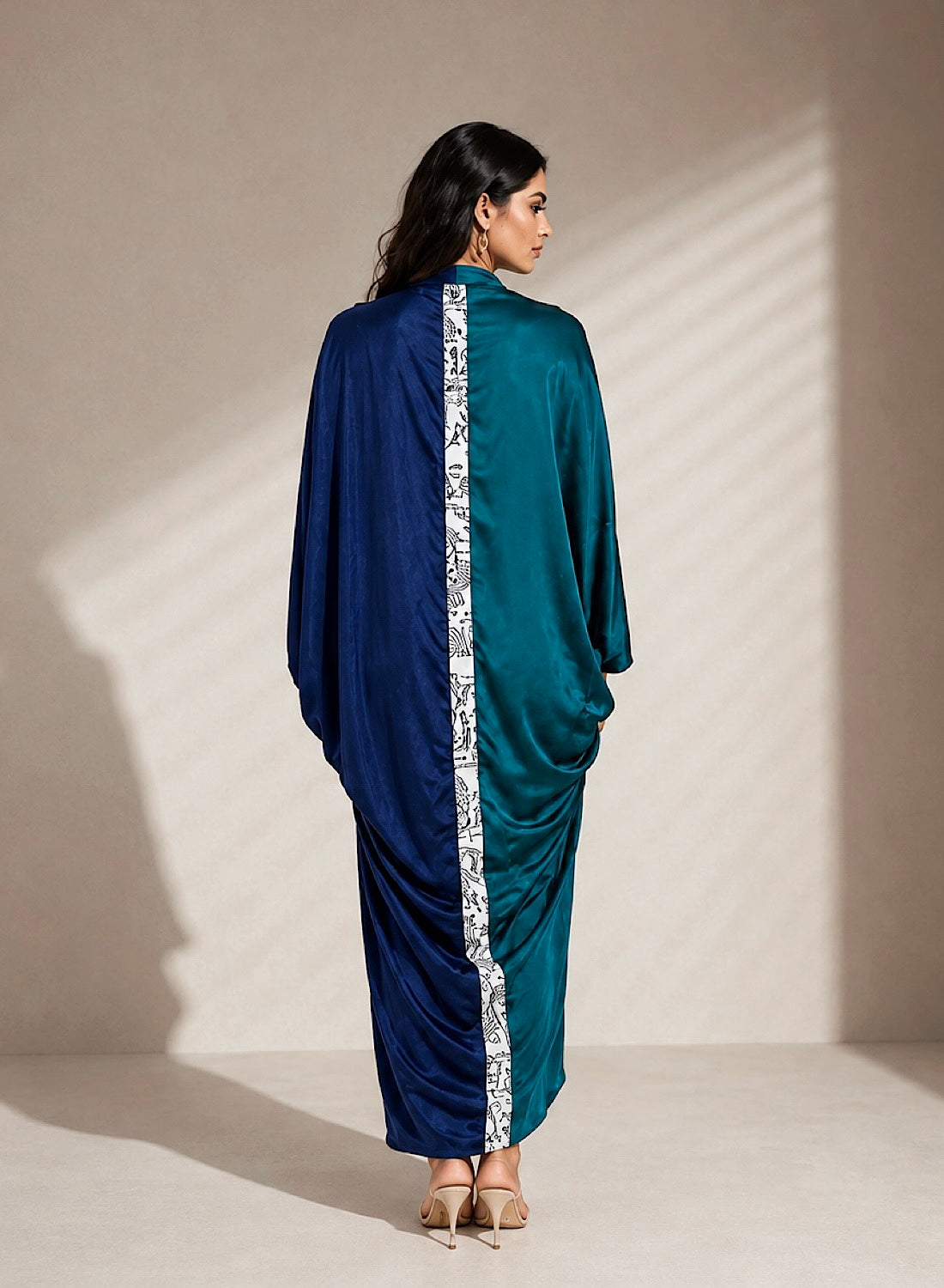 Dual tone kaftan