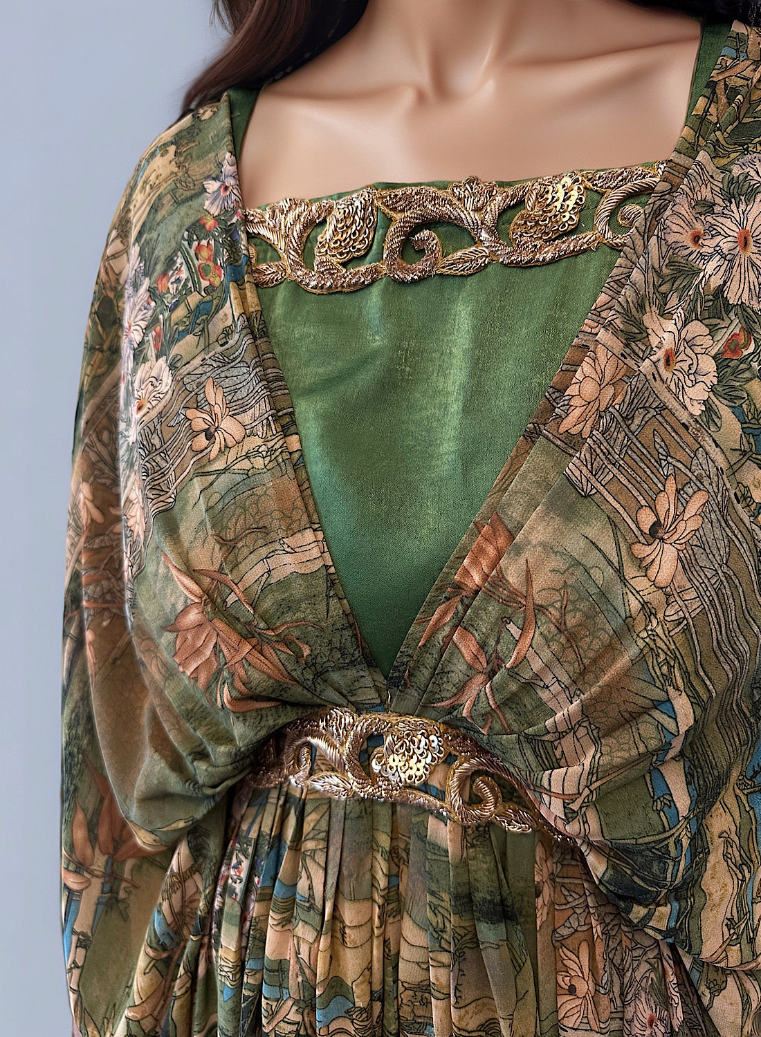 Verde kaftan set