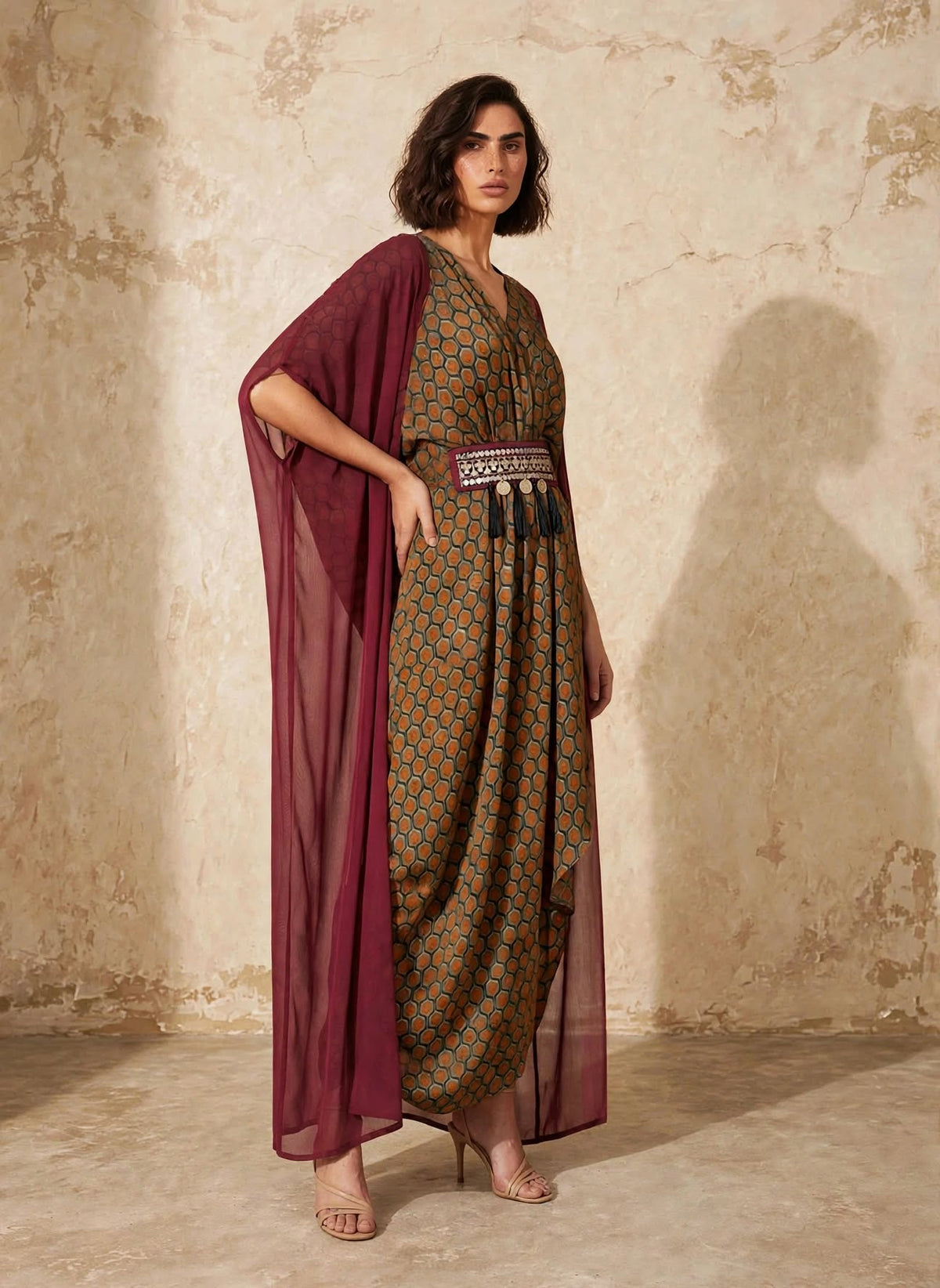 Sanabil cape Kaftan