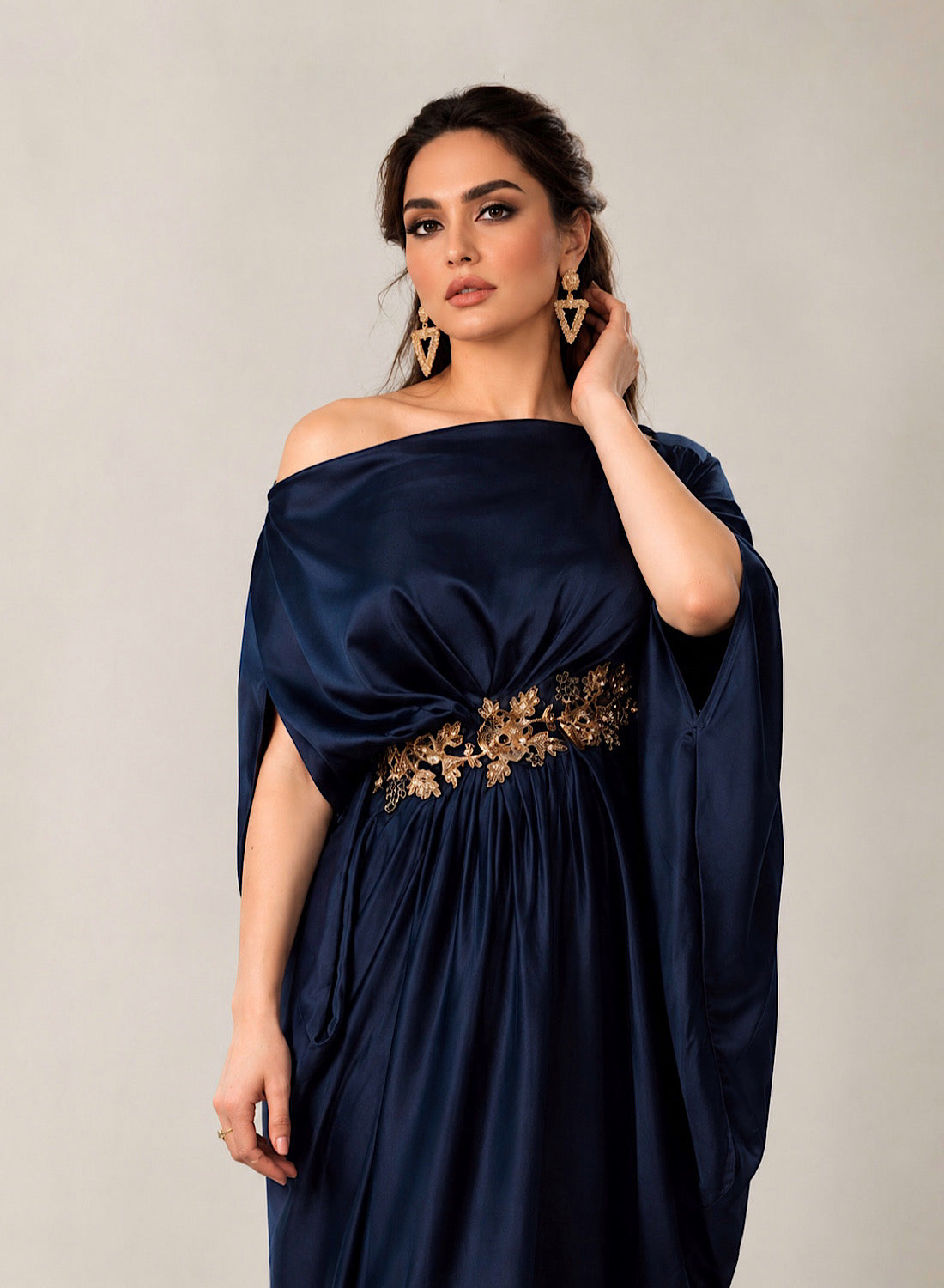 GREEK PLEAT BLU