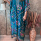 Kaftan blue dress