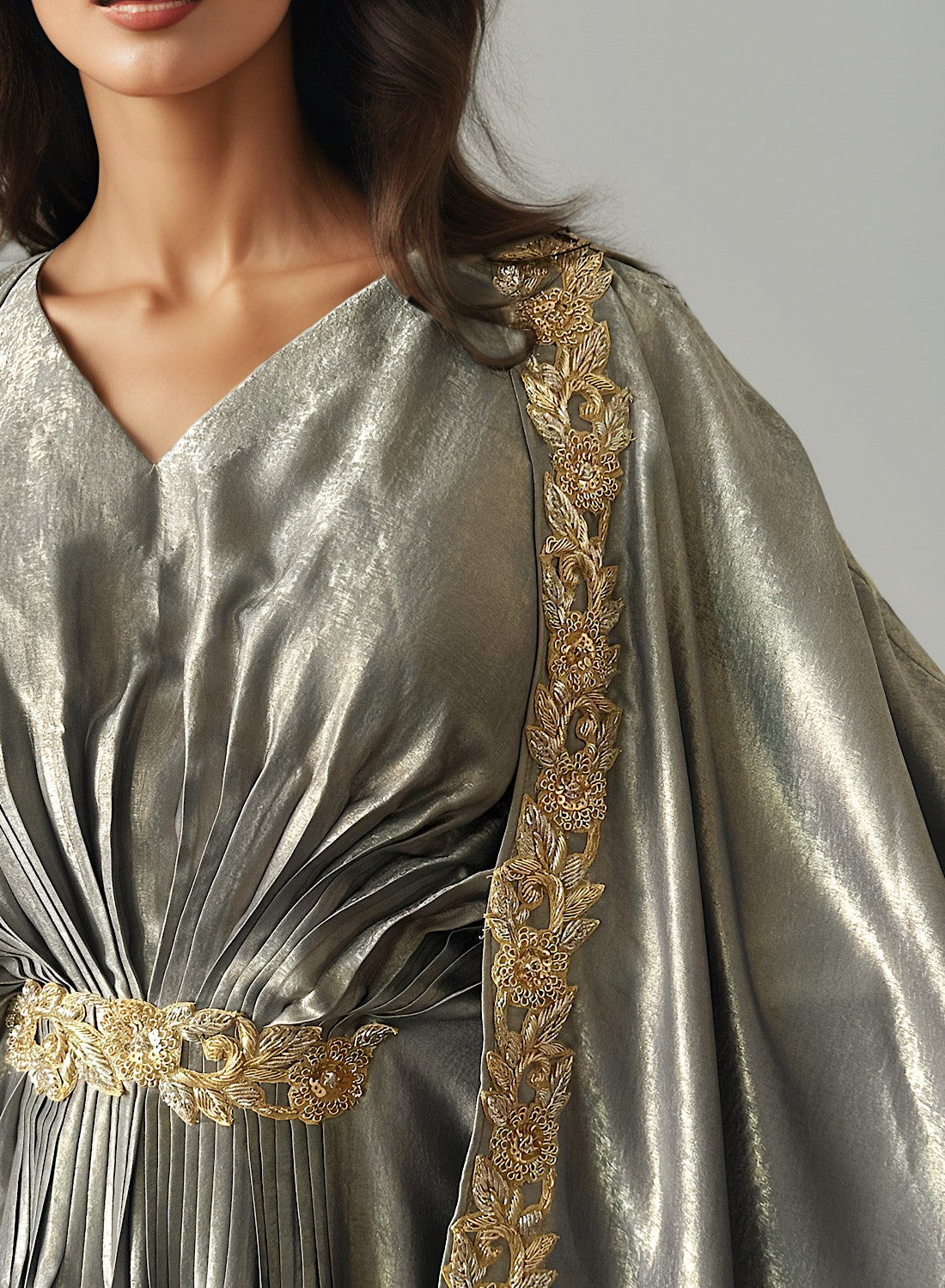 Shimmer drape