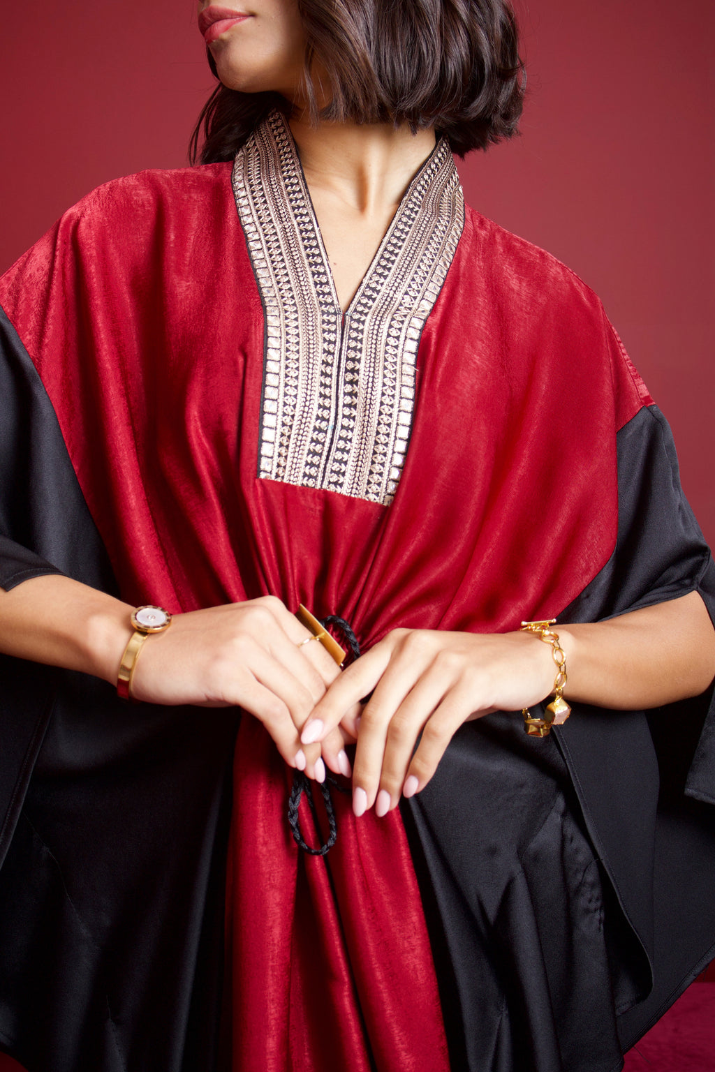 Dual shade Kaftan