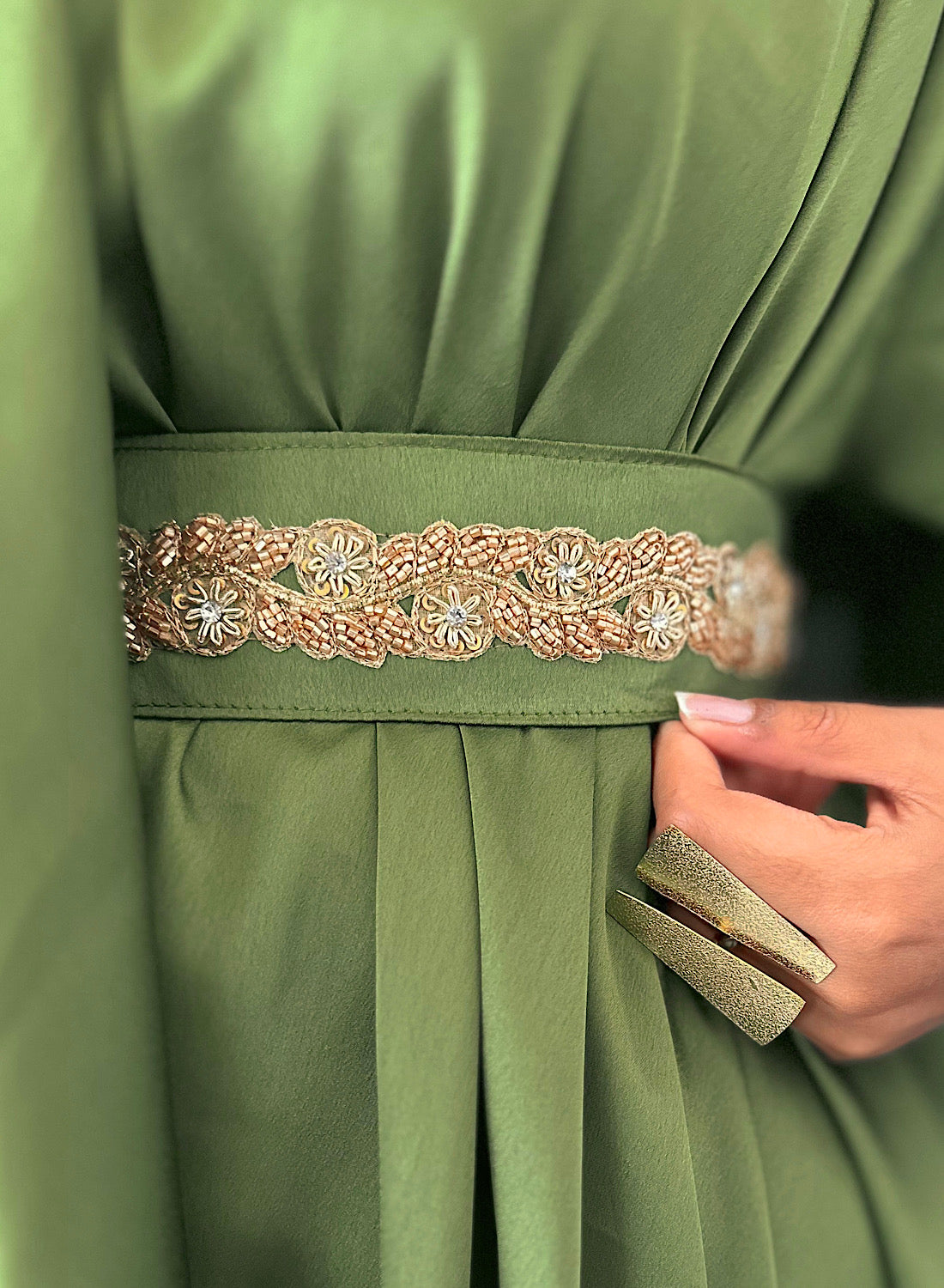 Silk side belt