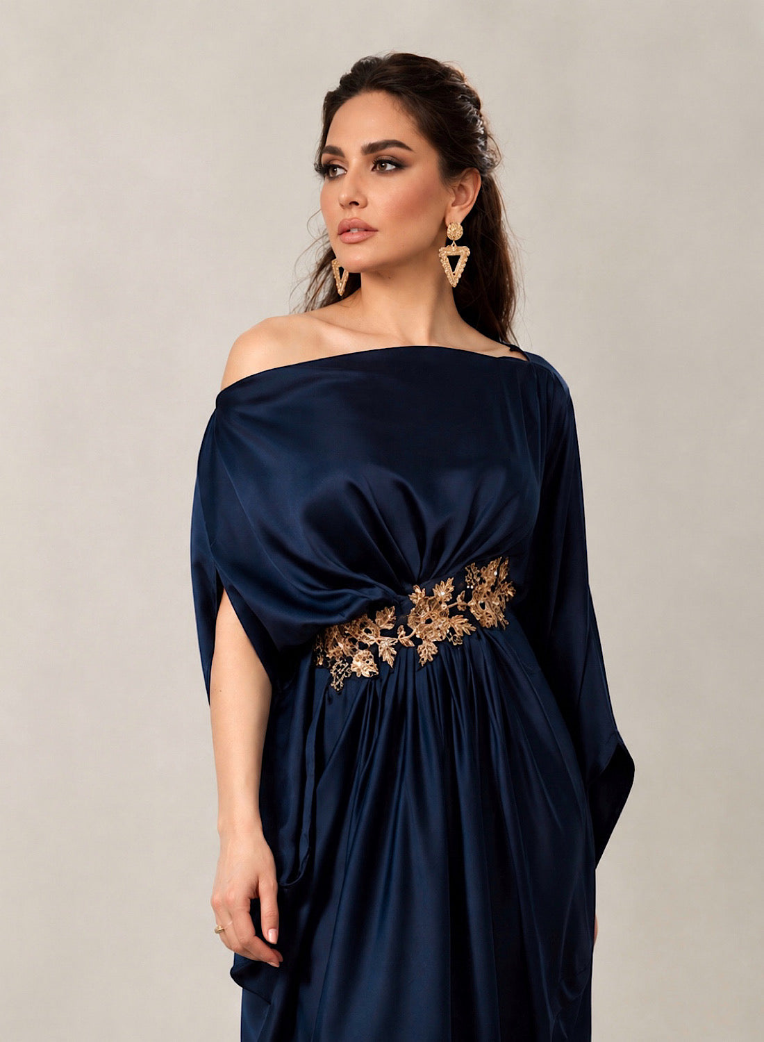 GREEK PLEAT BLU