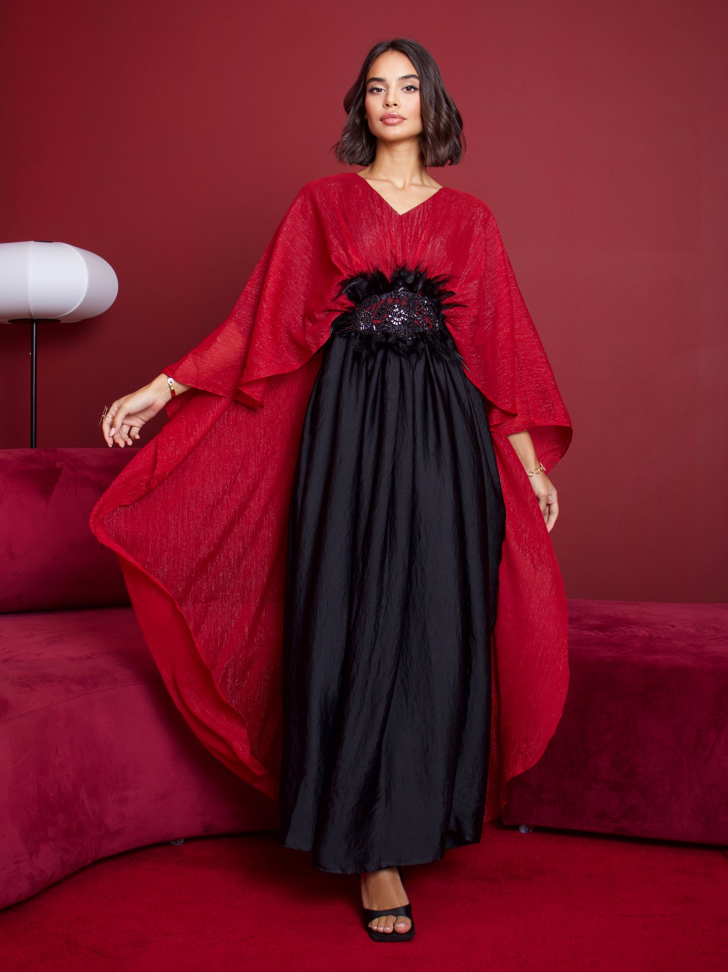 Cape layered Kaftan