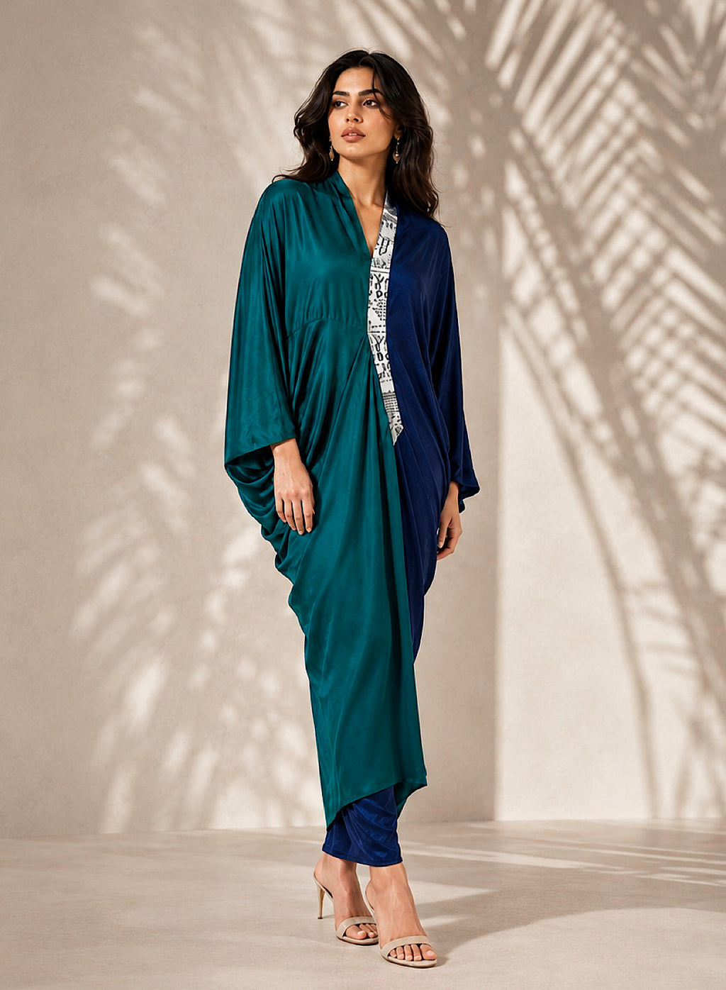 Dual tone kaftan