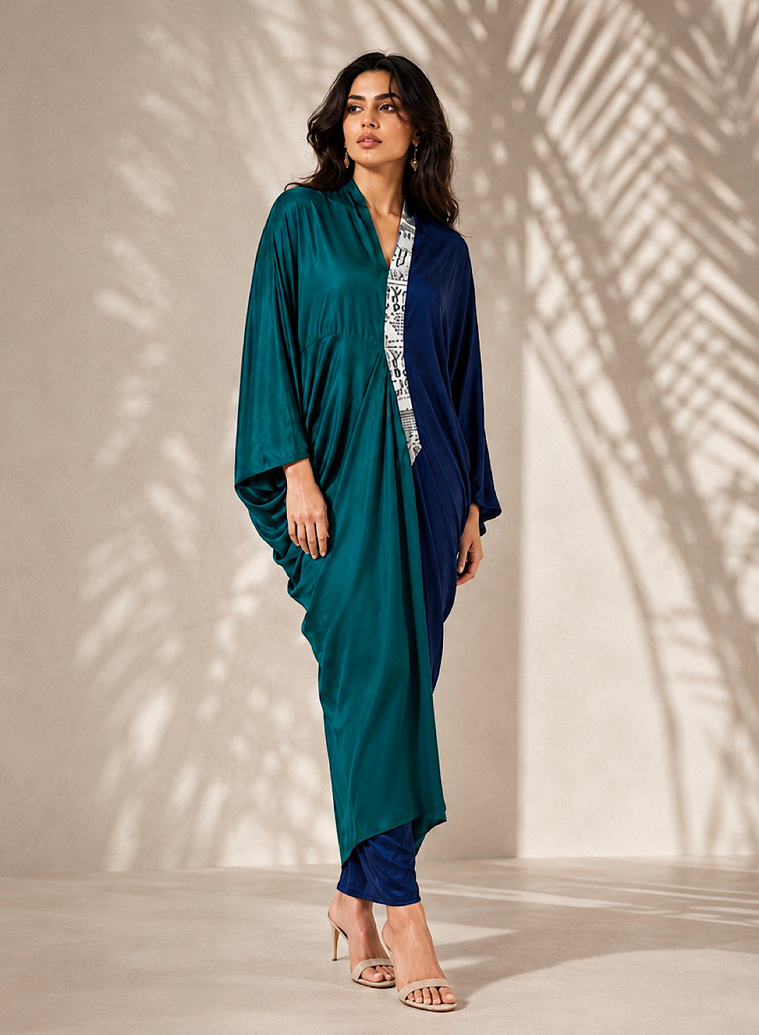 Dual tone kaftan