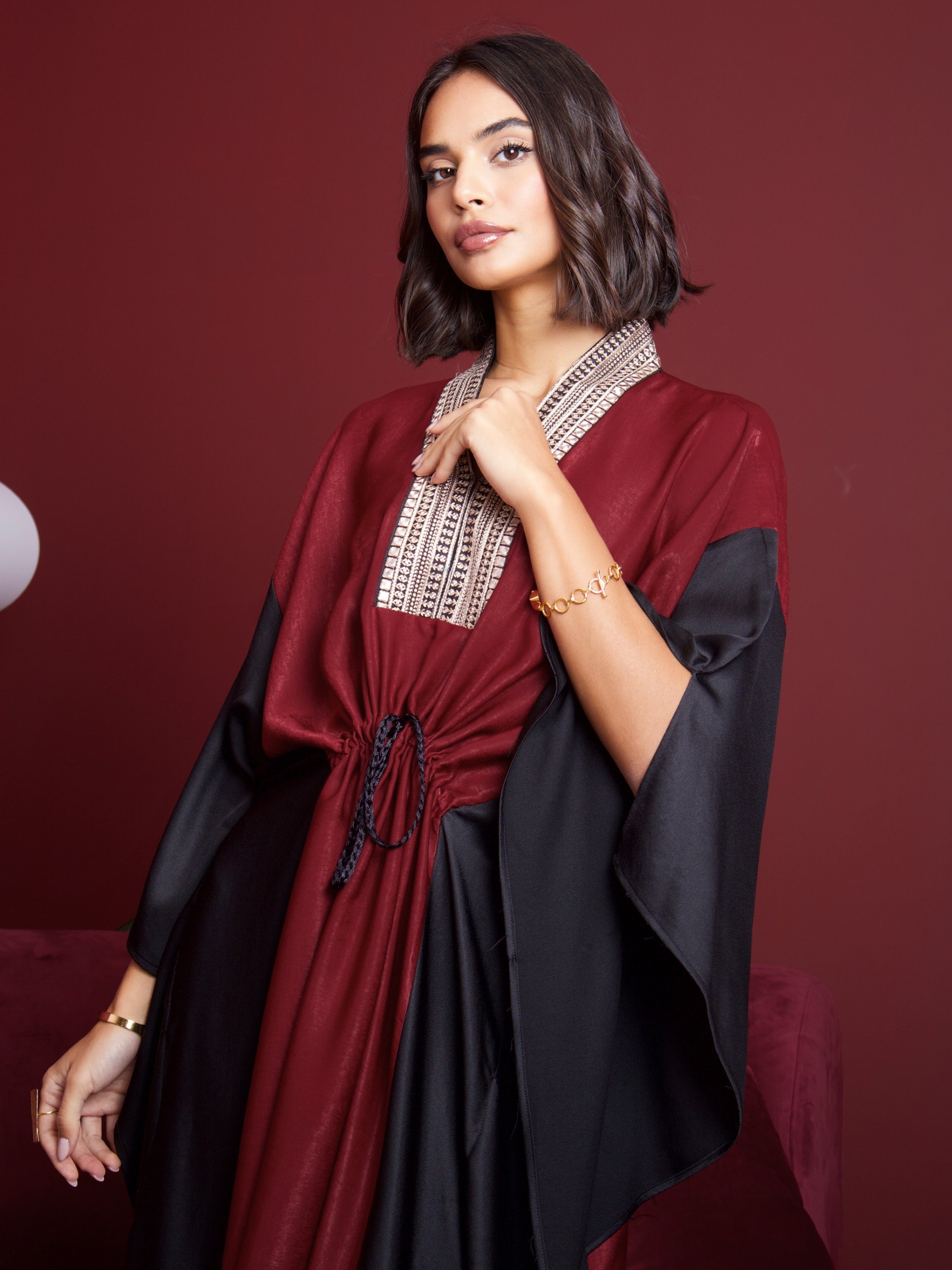 Dual shade Kaftan