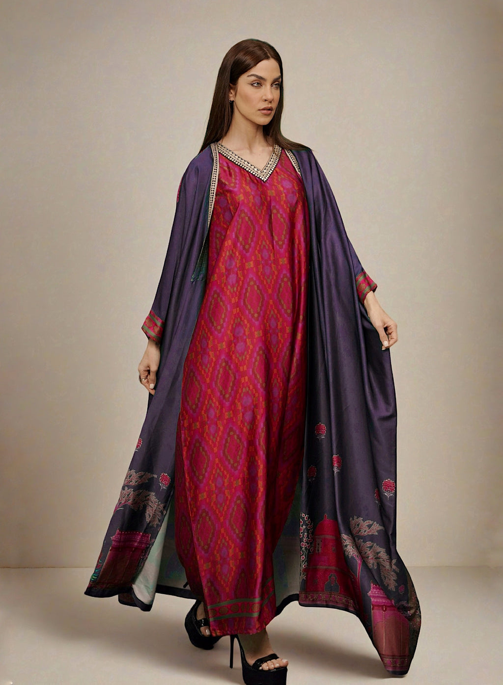 Manzare kaftan set