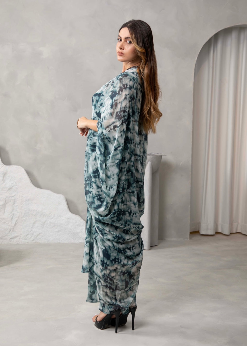 Printed kaftan