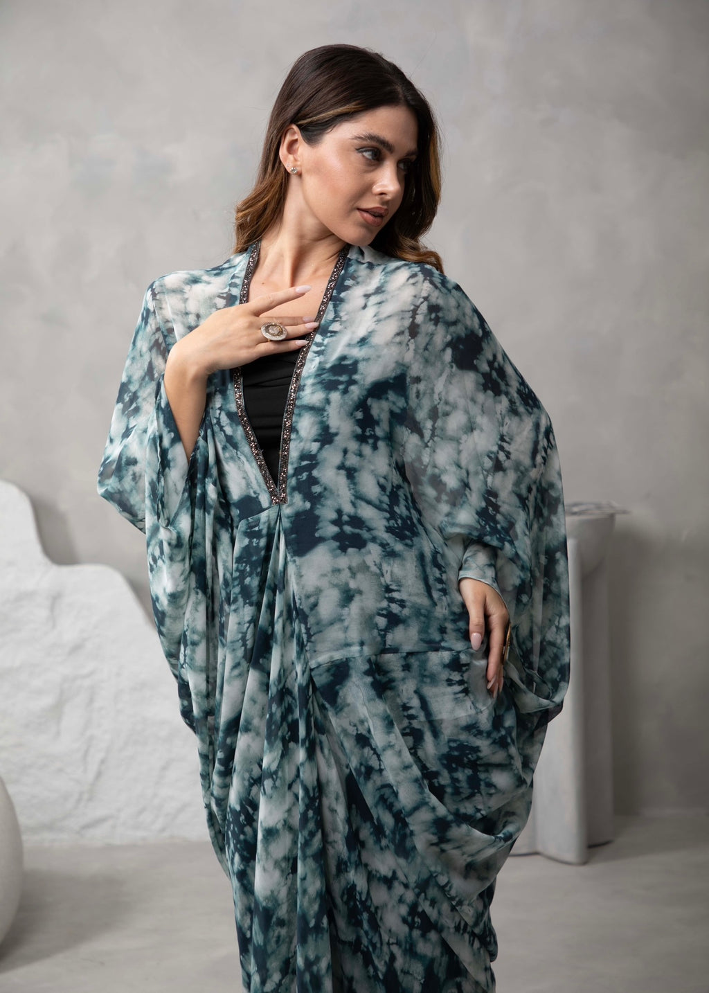 Printed kaftan