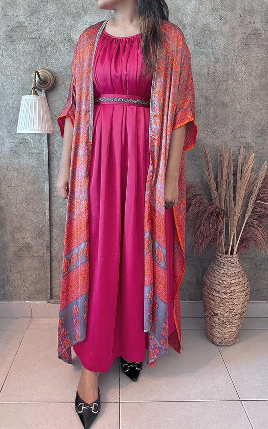 Pink kaftan set