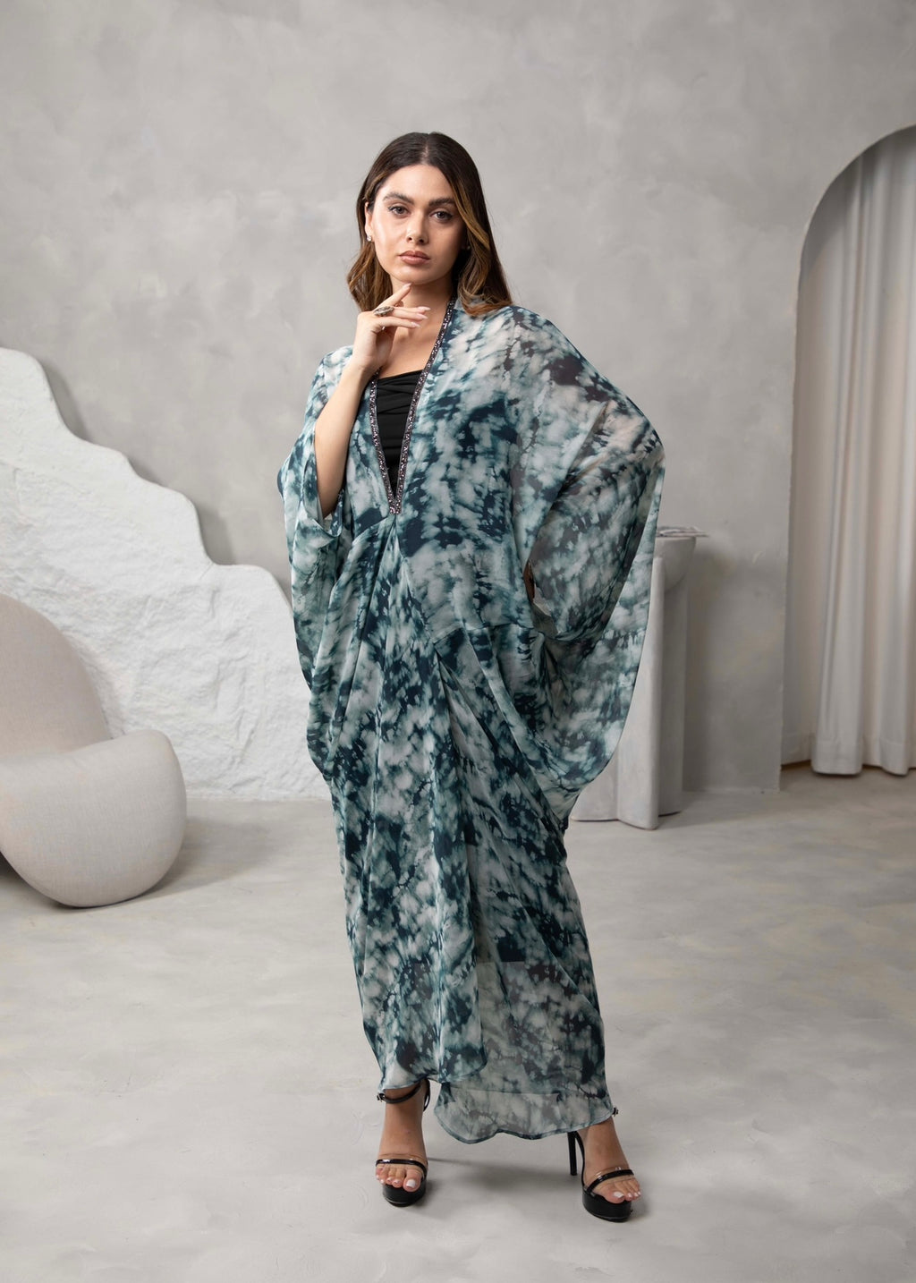 Printed kaftan