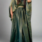 Green shimmer kaftan