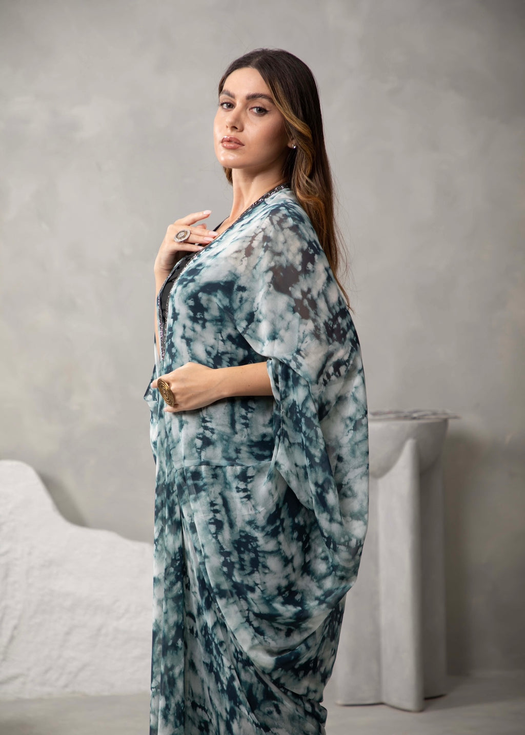 Printed kaftan