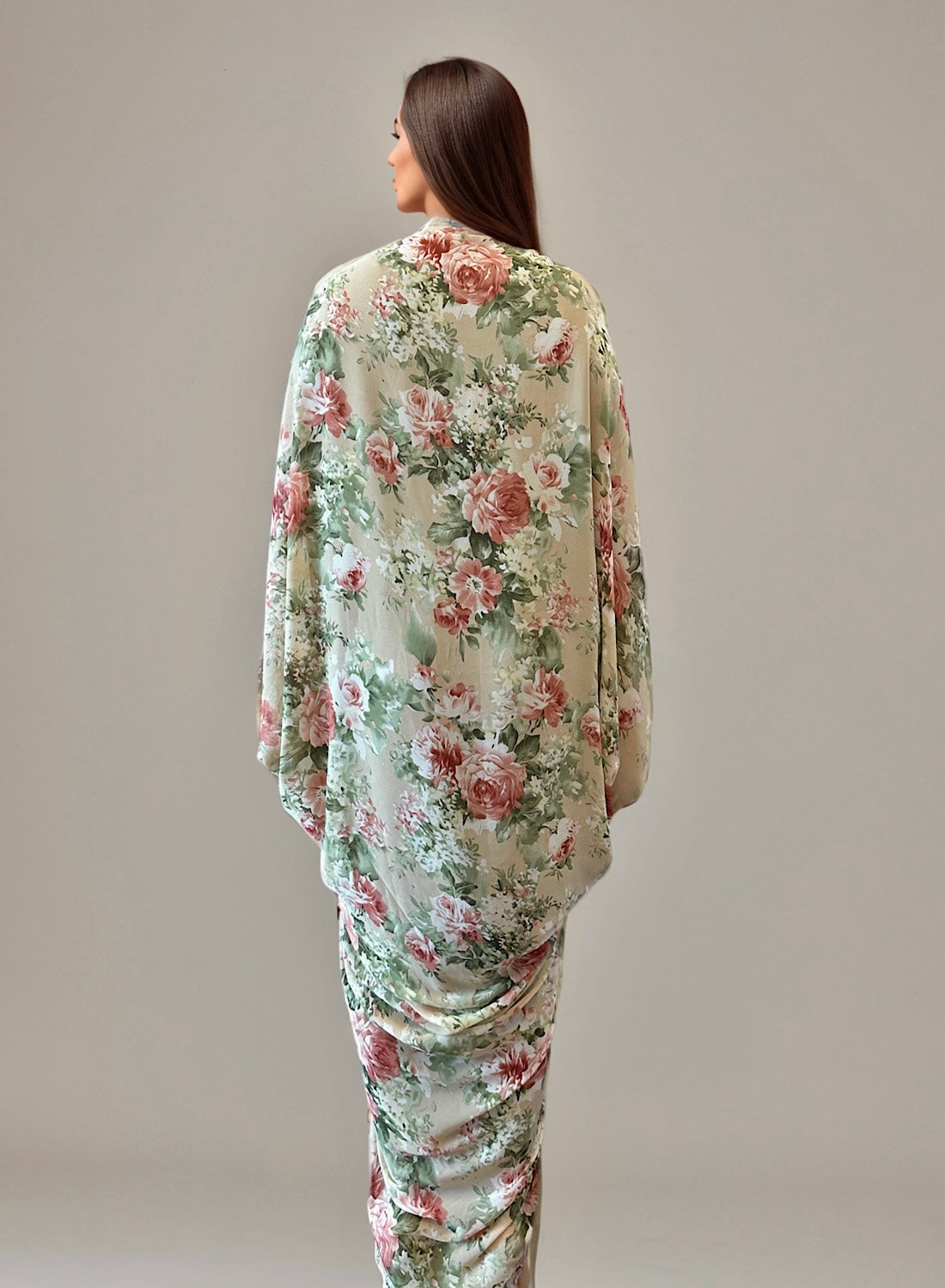 Floralkaftan set