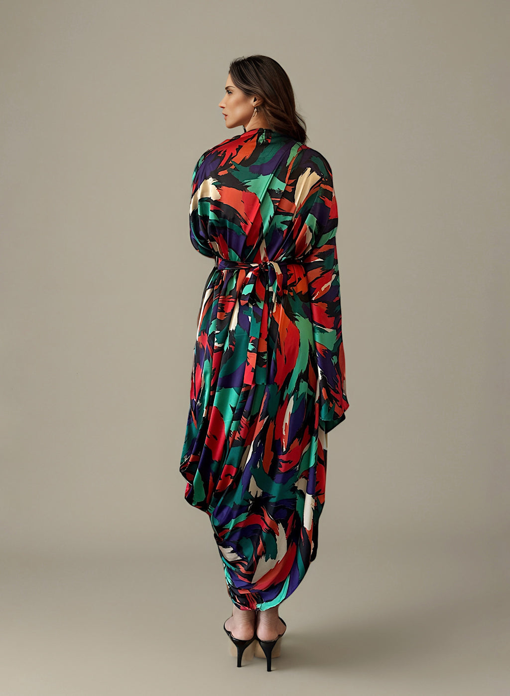 Multiprint Dress set