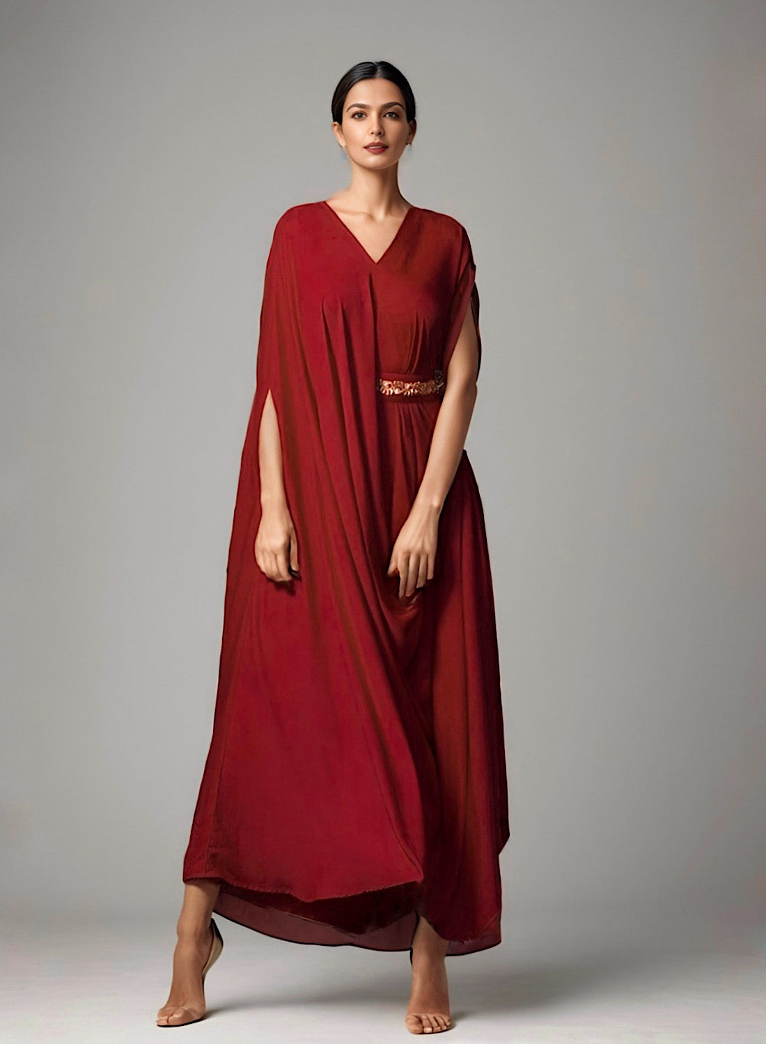 RED SIGNATURE DRAPE