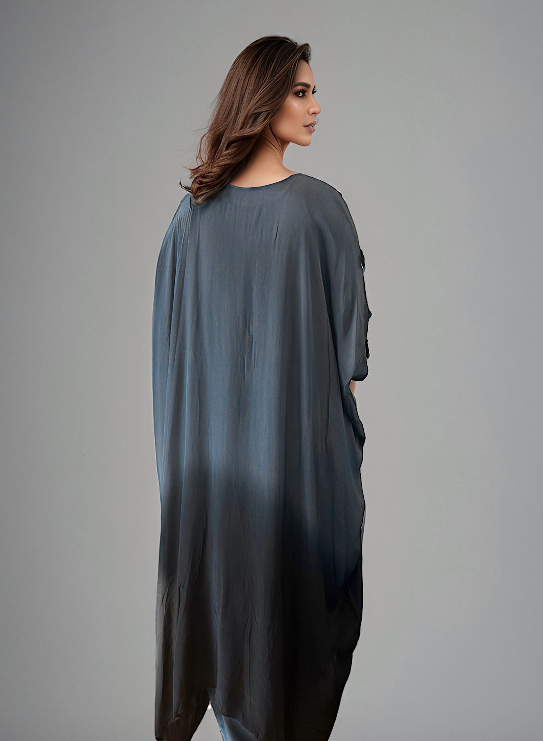 (Grey) Kaftan dress set