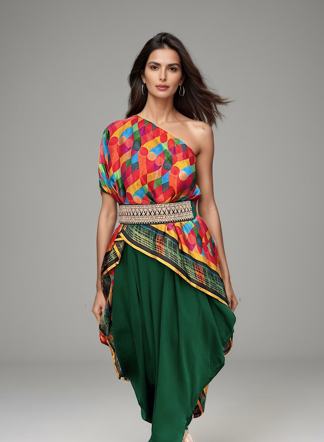 Jazzy one shoulder set