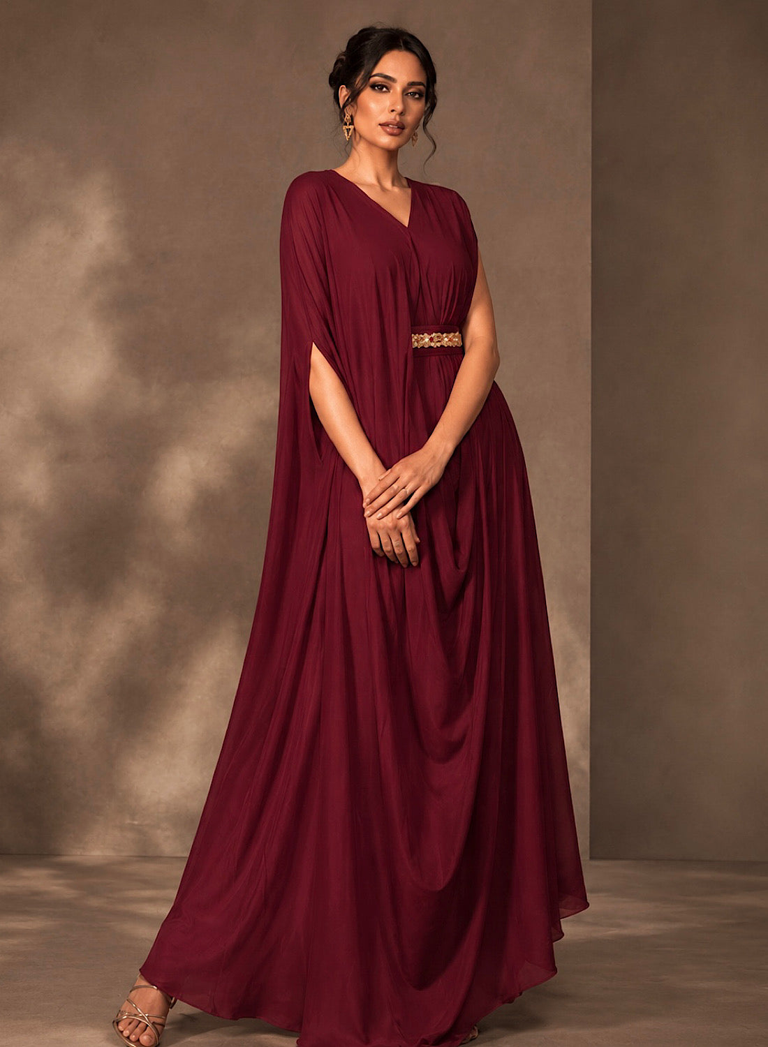 RED SIGNATURE DRAPE