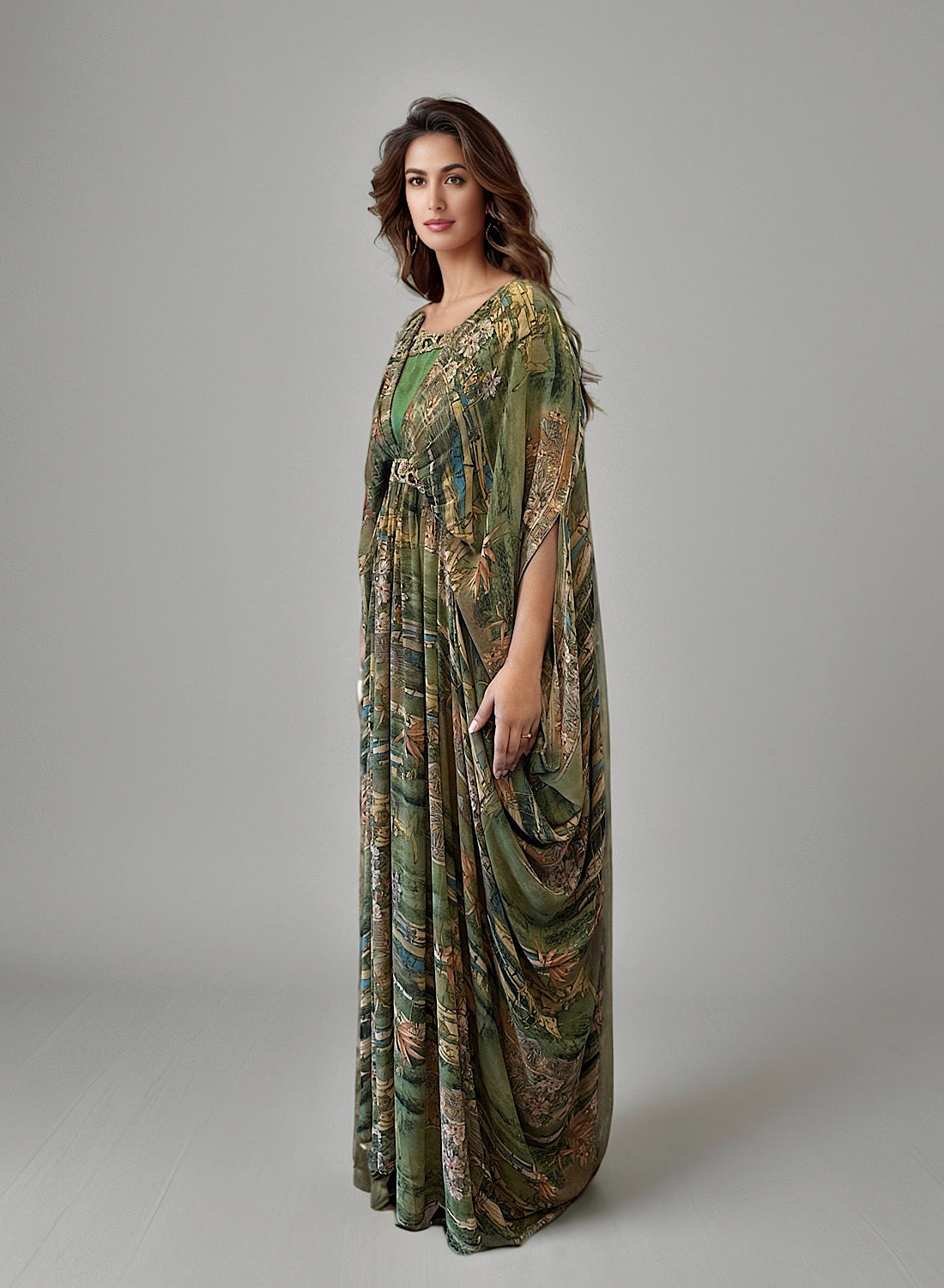 Verde kaftan set