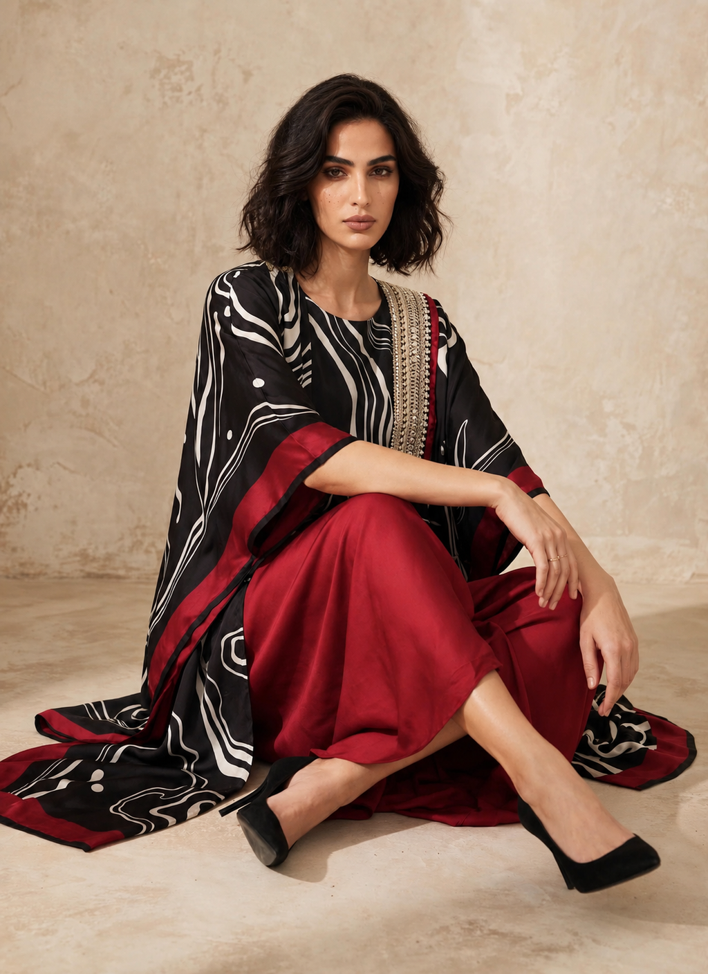 Ruby Cape set
