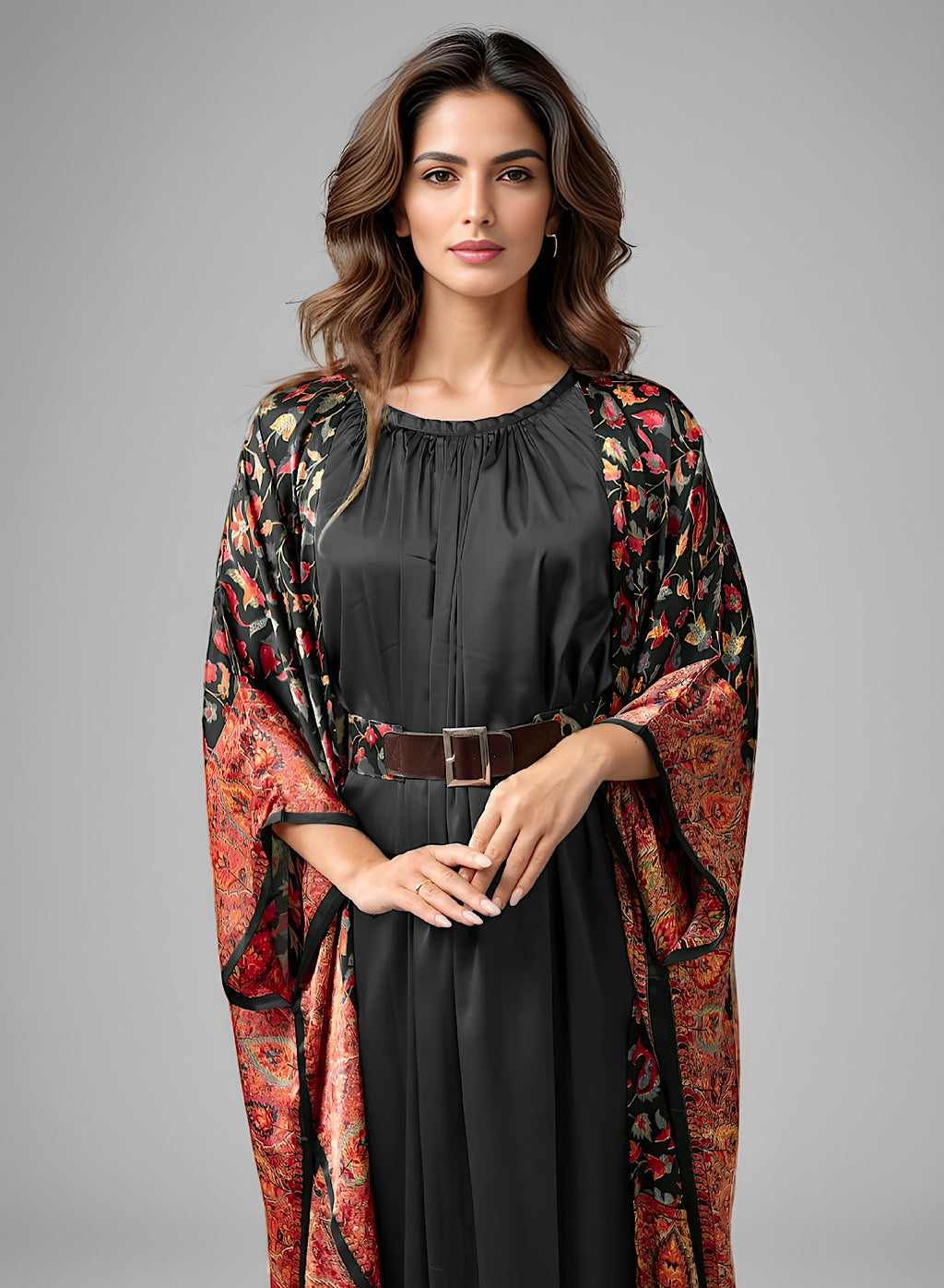 Kaftan set in black