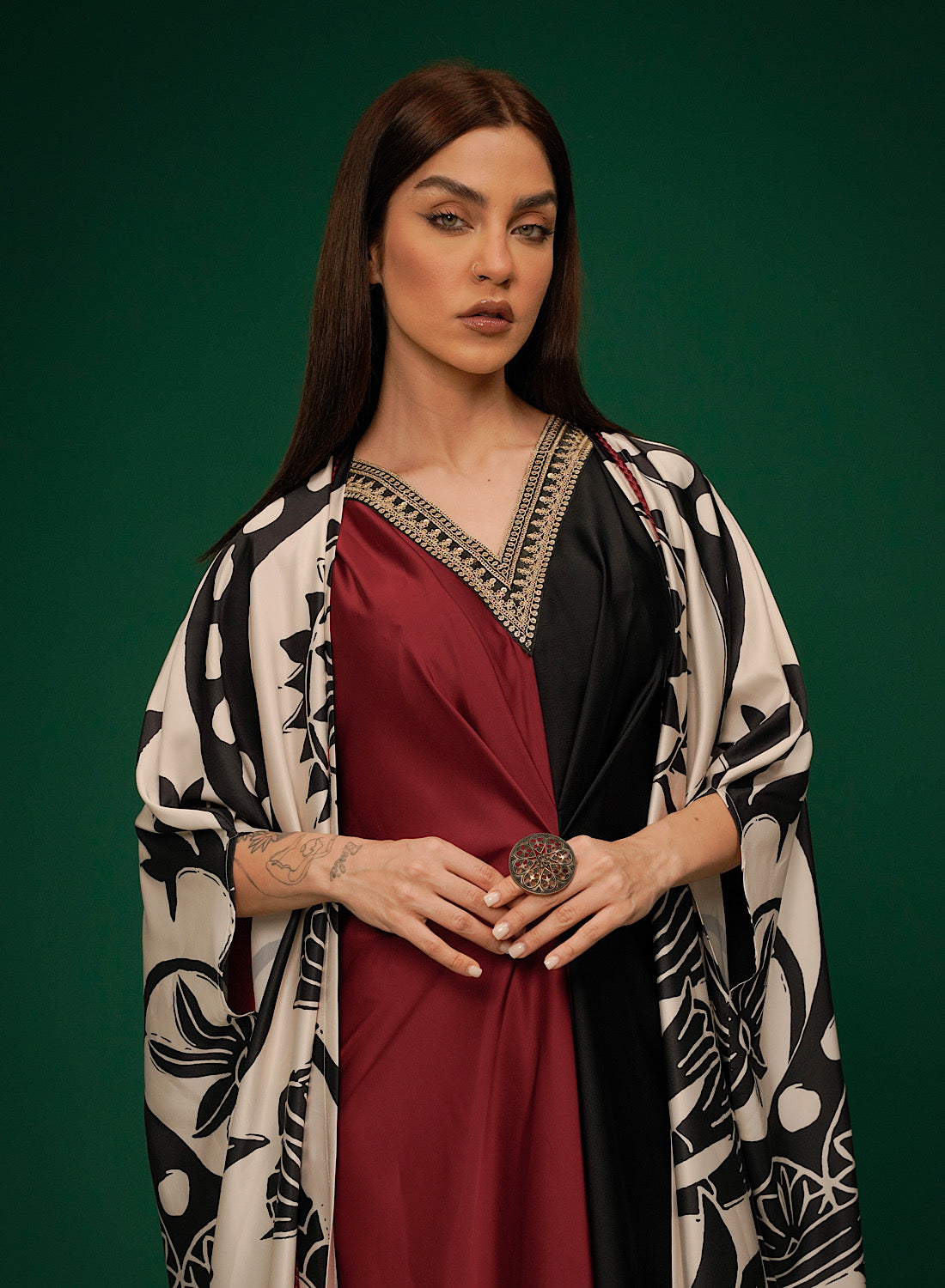 Harf kaftan set