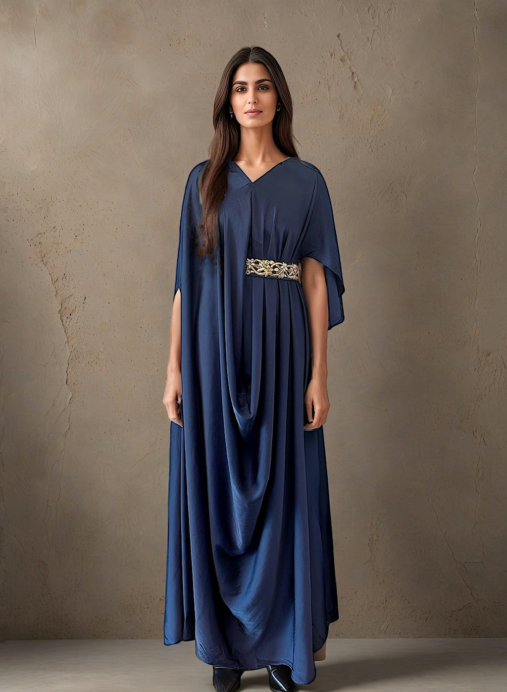 Drape Silk kaftan
