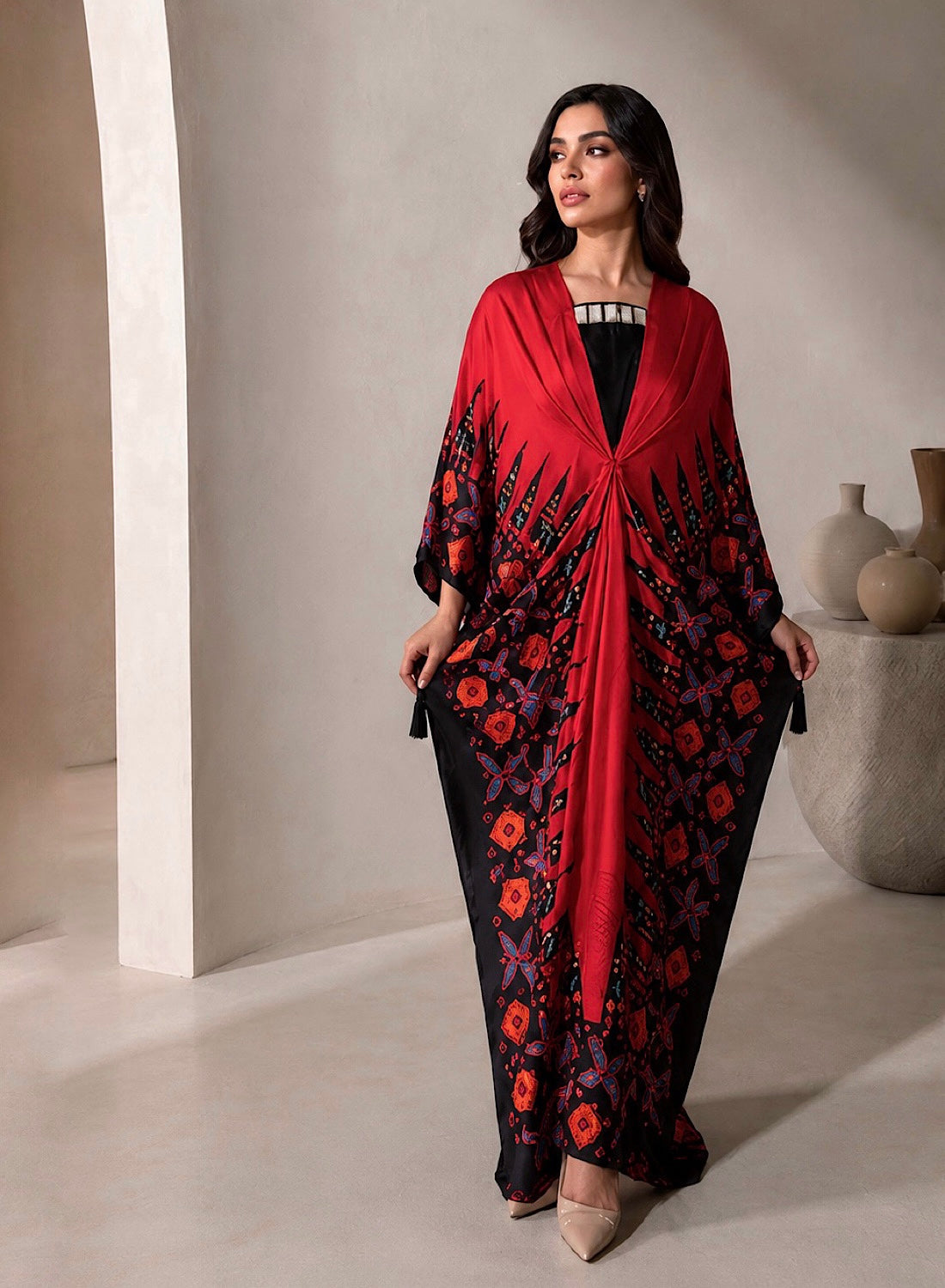 Ankara red kaftan